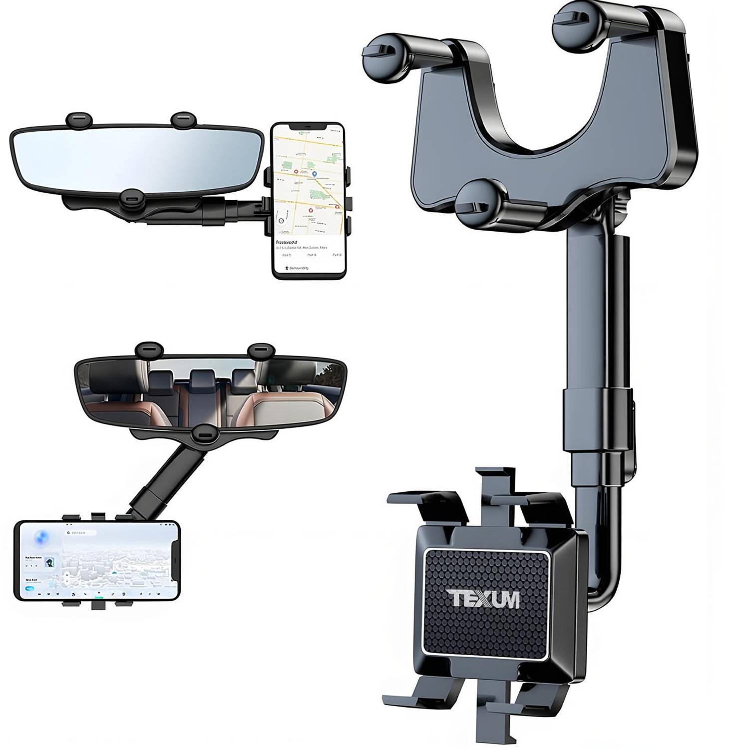 TEXUM Car Mobile Holder for Clip