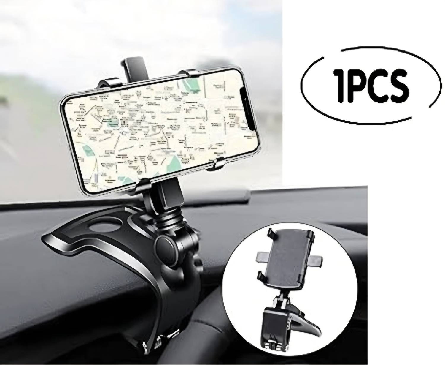 Vector Car Mobile Holder for Dashboard