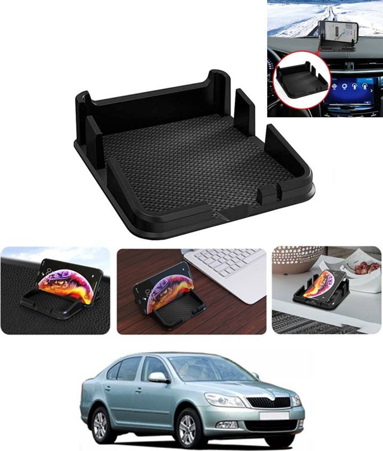 KD ENTERPRISES Car Mobile Holder for Dashboard
