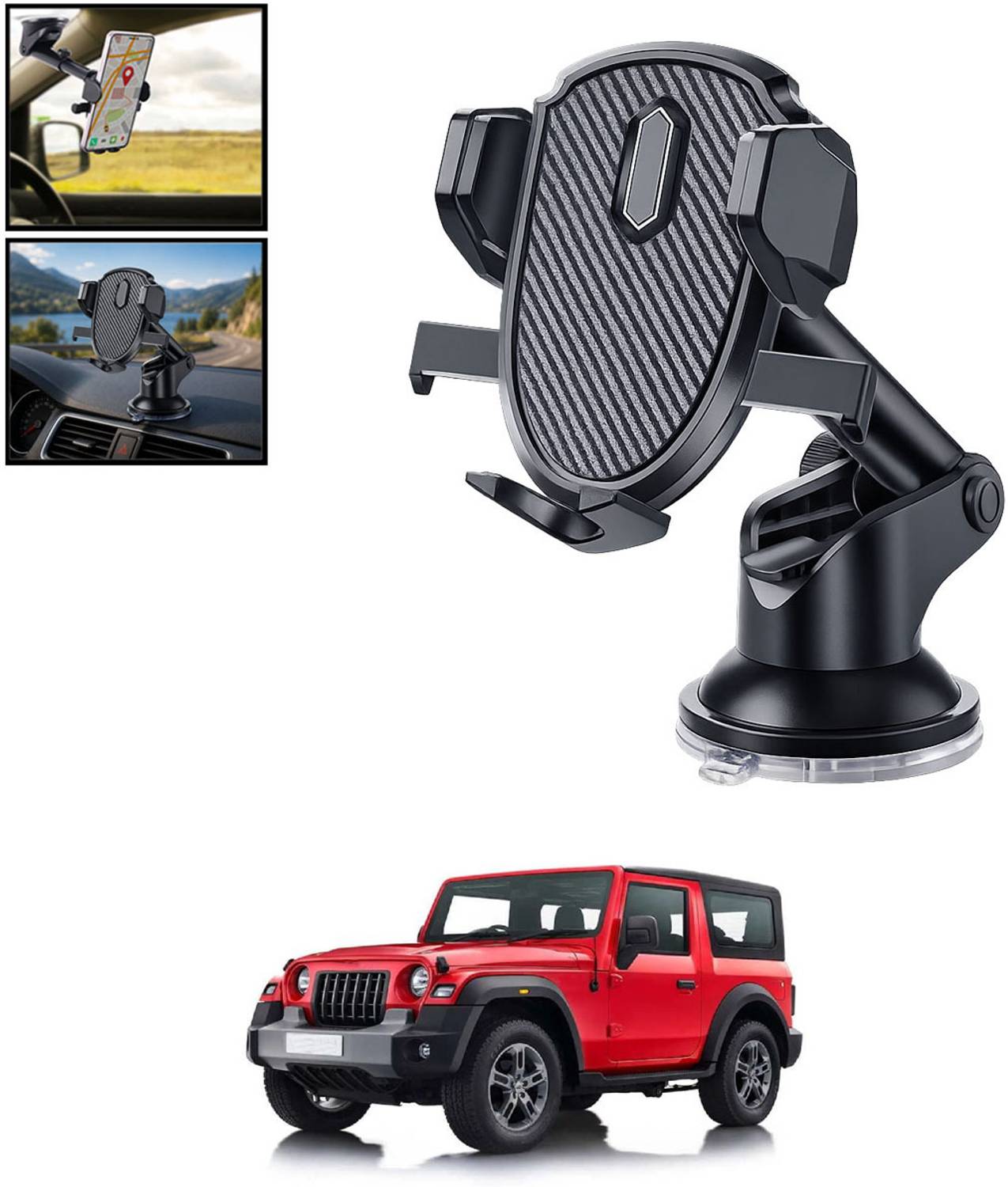 RRSS Car Mobile Holder for Dashboard, Windshield
