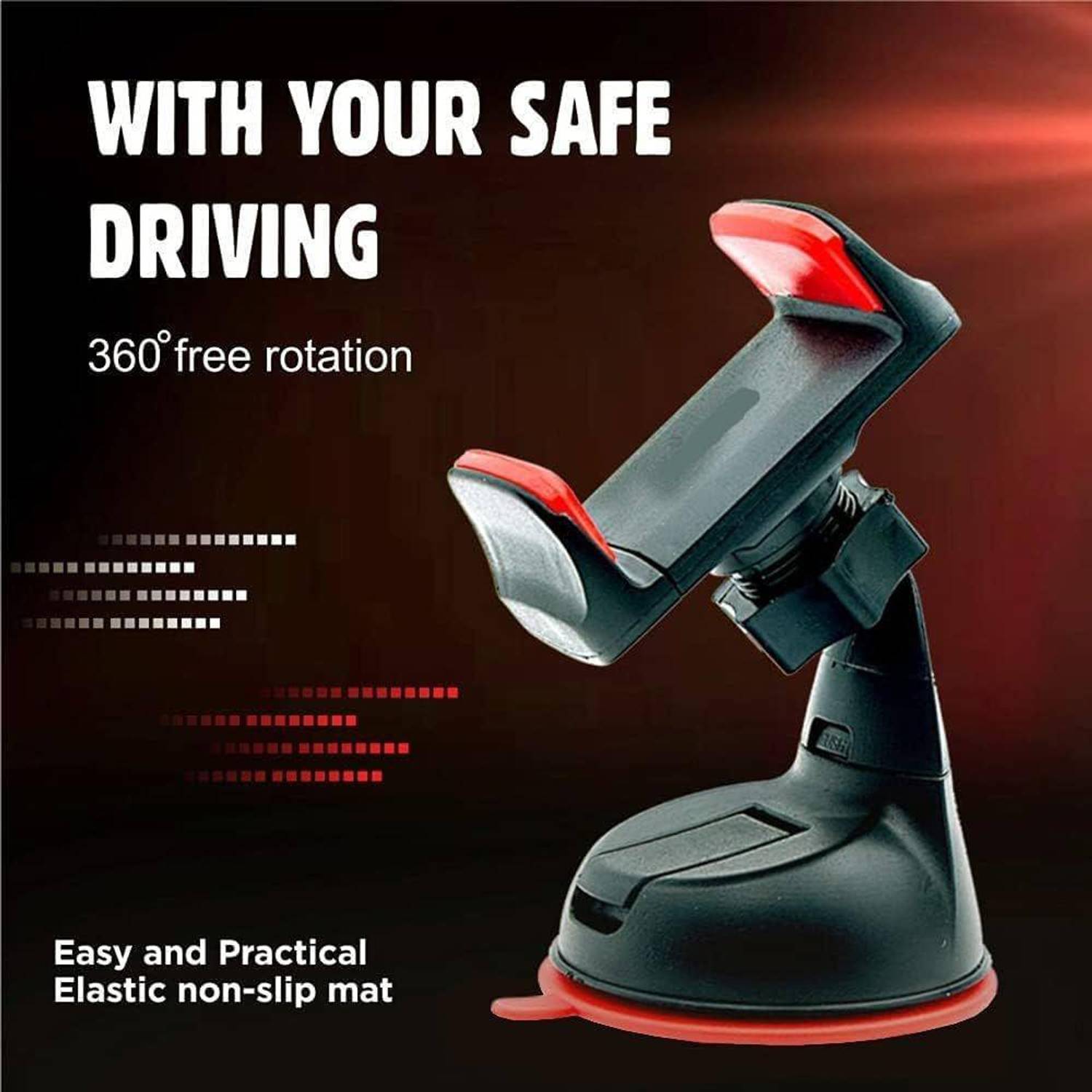 Smyl Car Mobile Holder for Dashboard, Windshield
