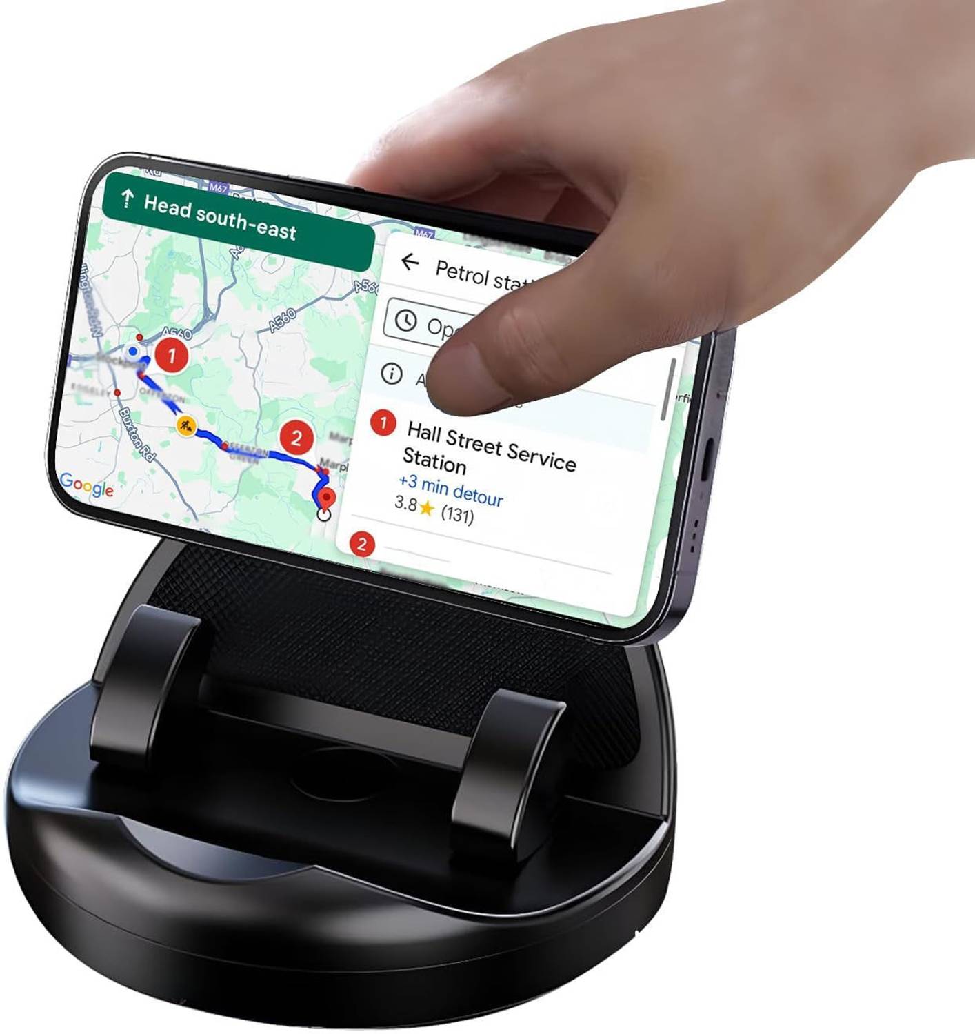 POZUB Car Mobile Holder for Dashboard, Anti-slip
