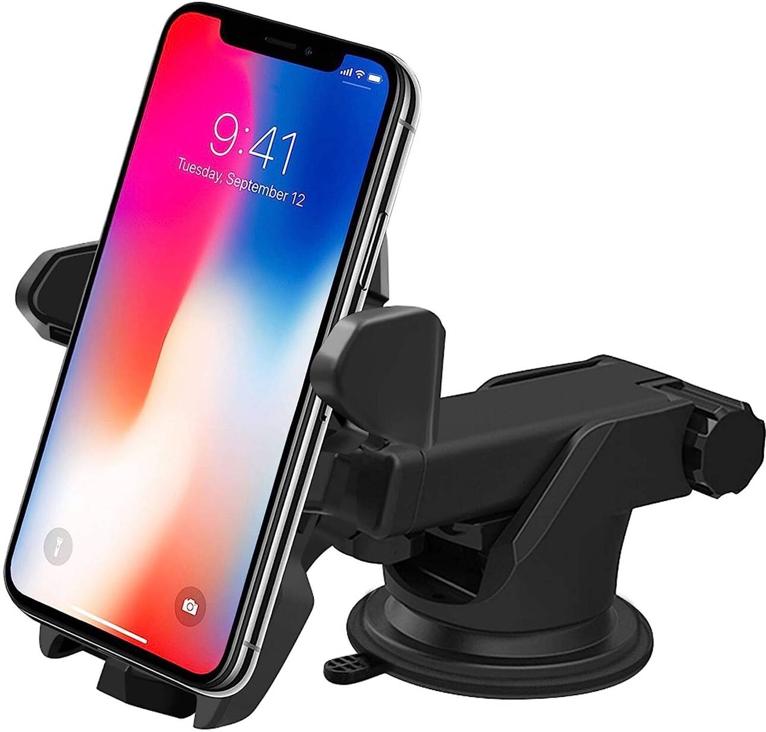 RHONNIUM Car Mobile Holder for Dashboard, Windshield, Anti-slip