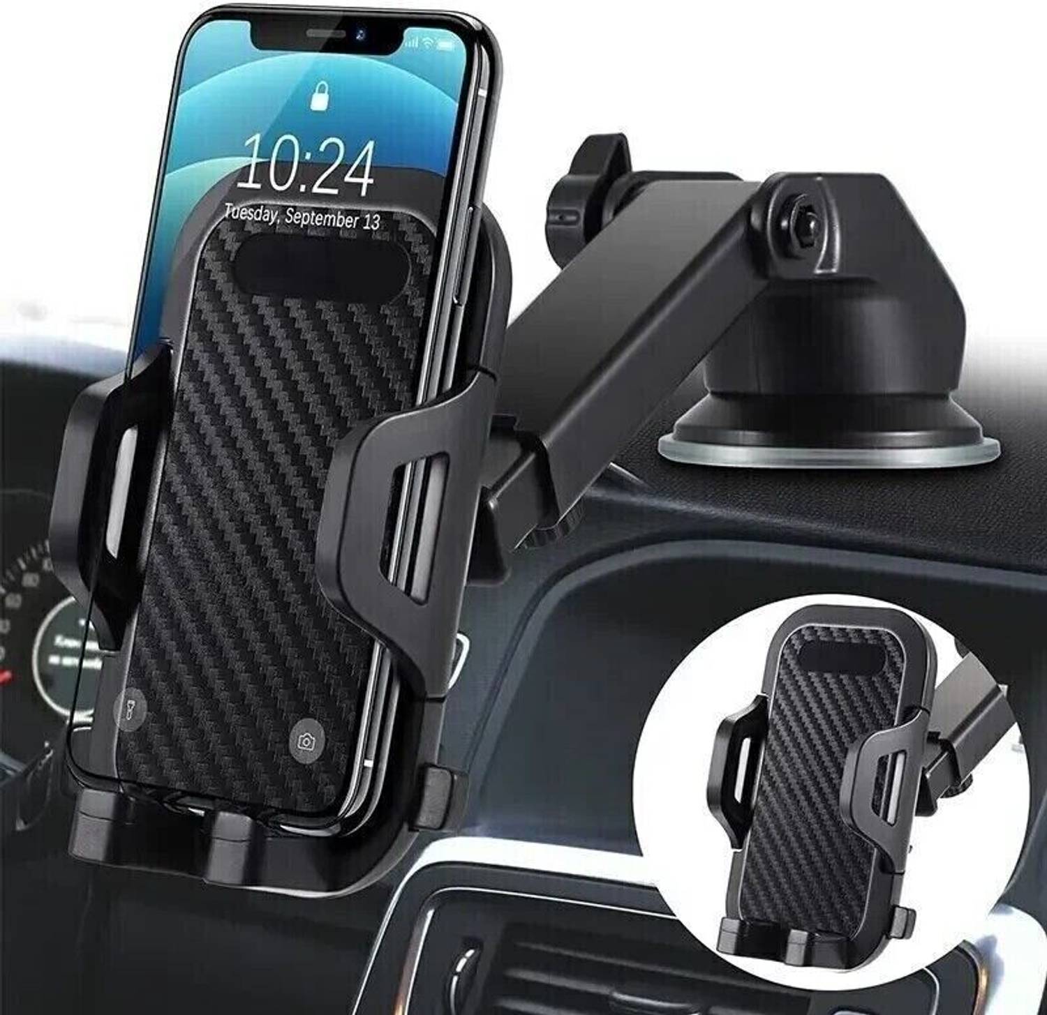 PRTEK Car Mobile Holder for Dashboard