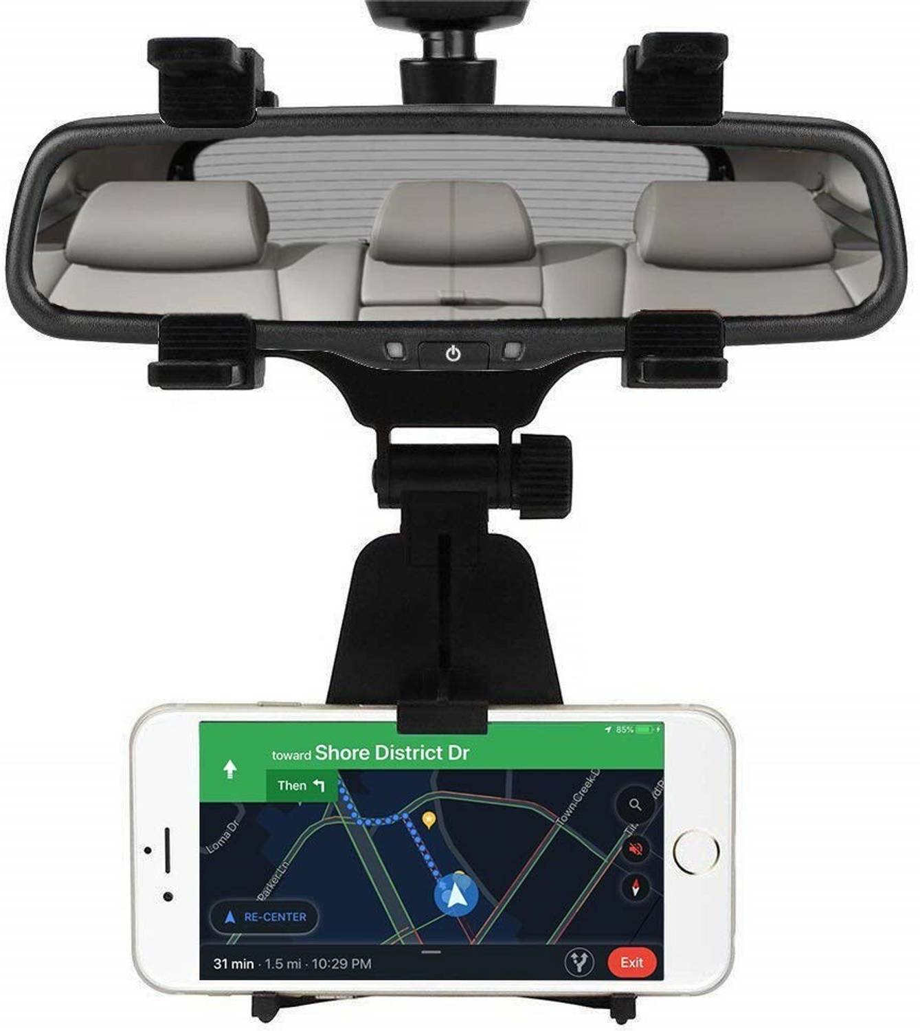 RHONNIUM Car Mobile Holder for Clip, Windshield, Anti-slip