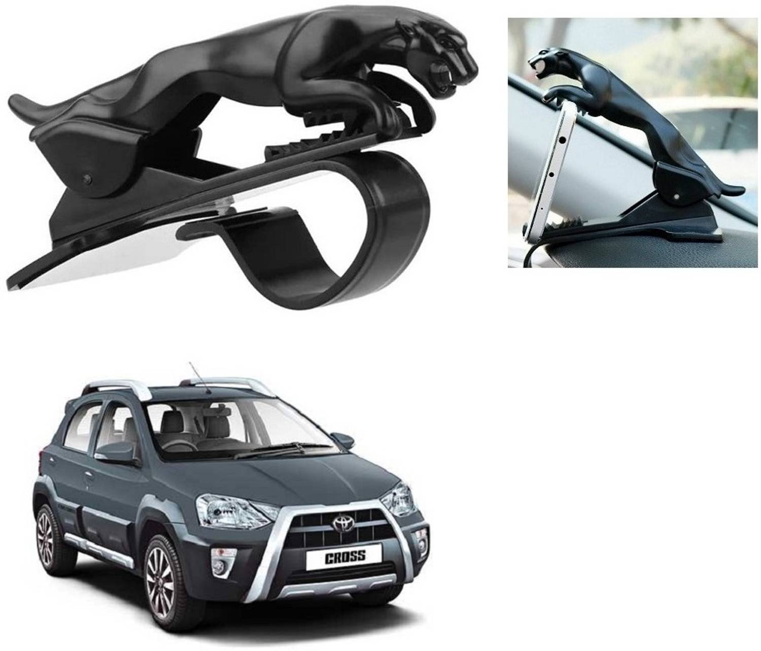 SPREADX Car Mobile Holder for Dashboard, Clip