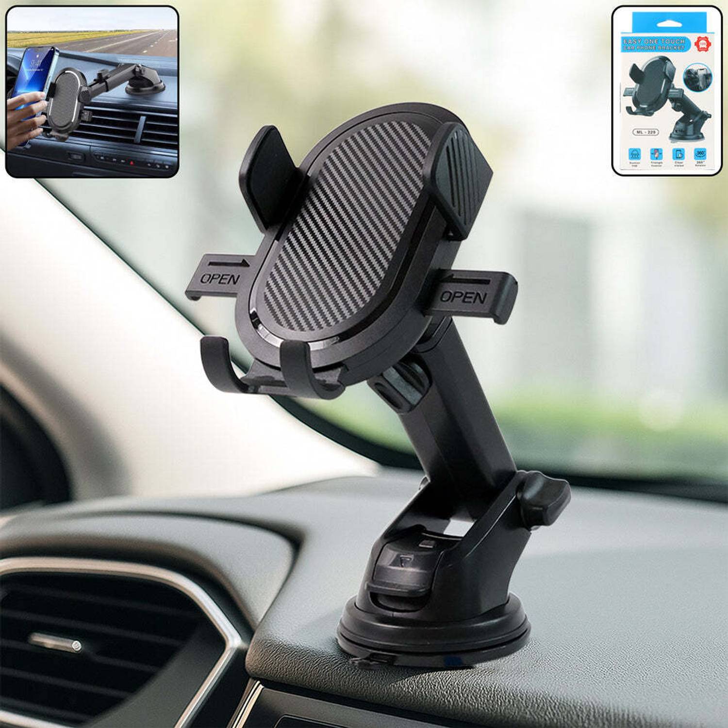 NK Enterprises Car Mobile Holder for Dashboard
