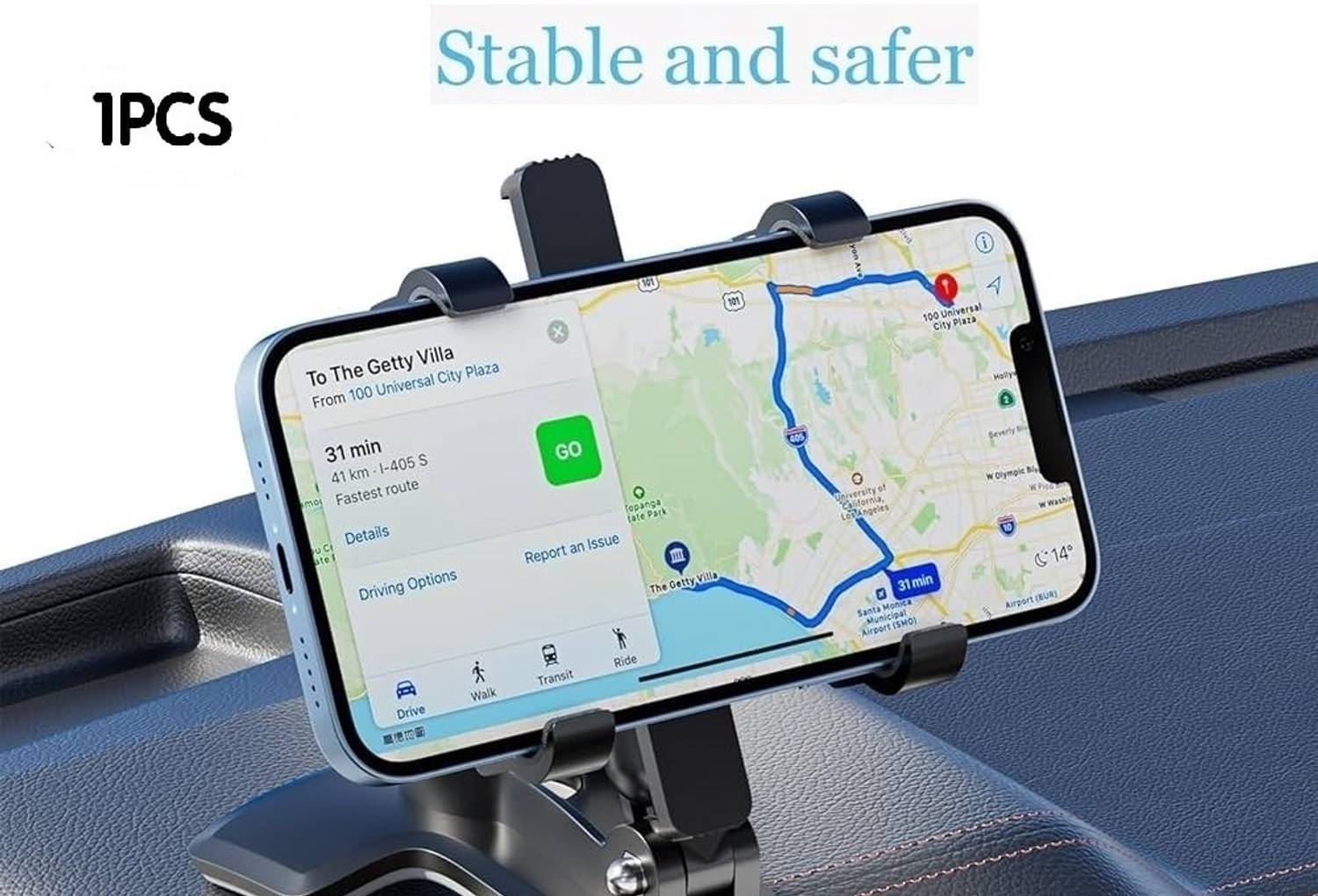 YOYOTRADERS Car Mobile Holder for Dashboard, Clip, Steering