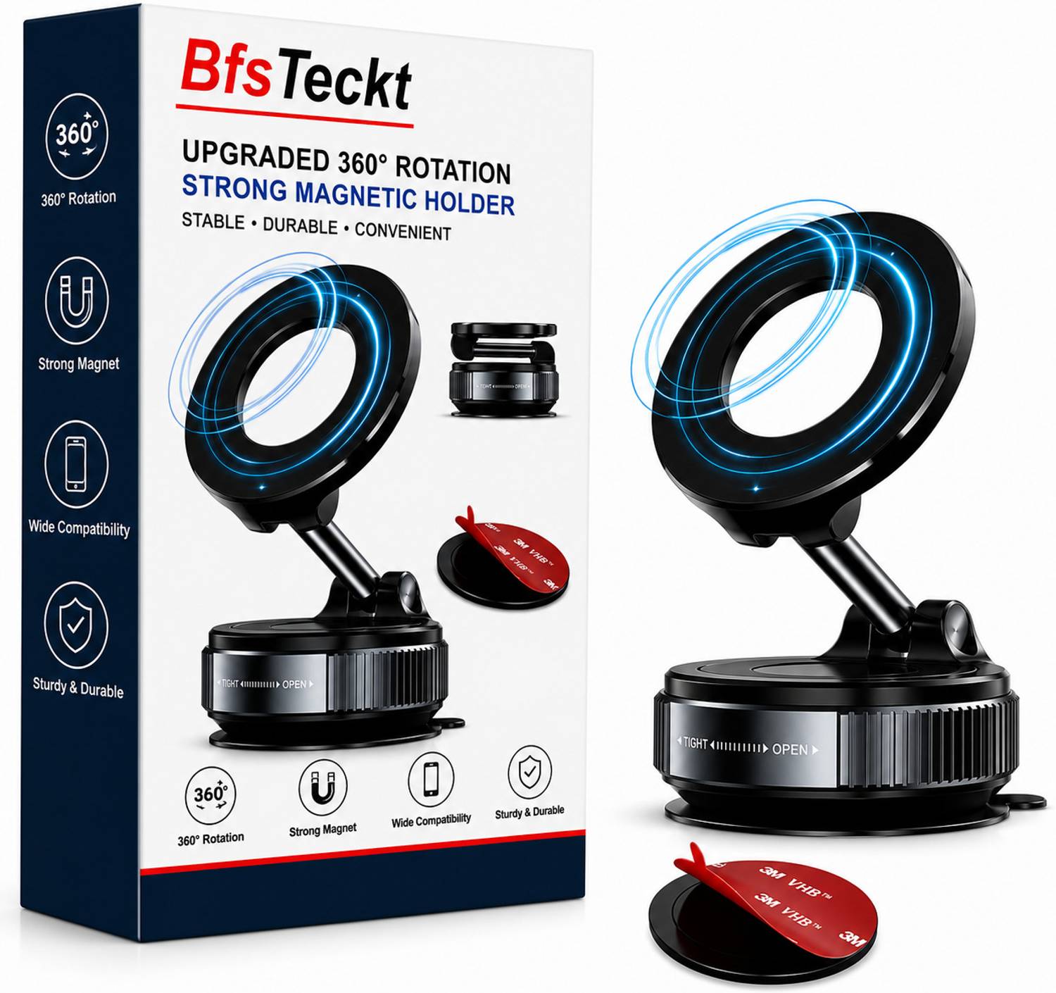 BfsTeckt Car Mobile Holder for Dashboard