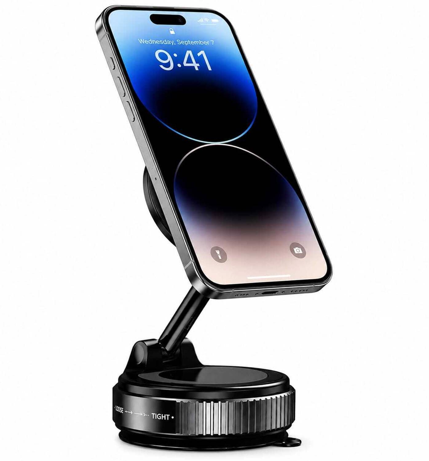 primbix Car Mobile Holder for Dashboard, Clip, Anti-slip