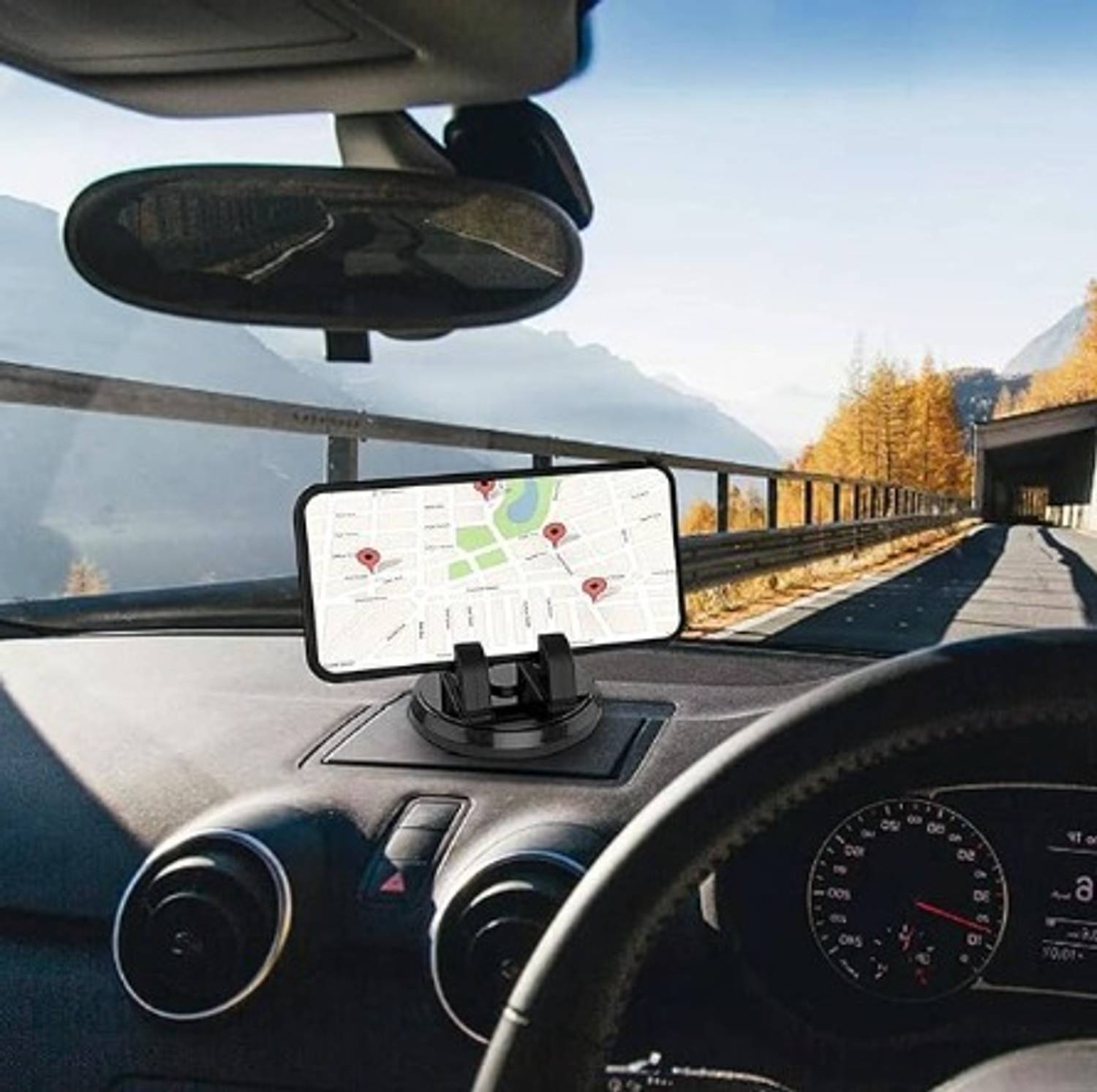 KIDZwag Car Mobile Holder for Dashboard, Windshield, Anti-slip