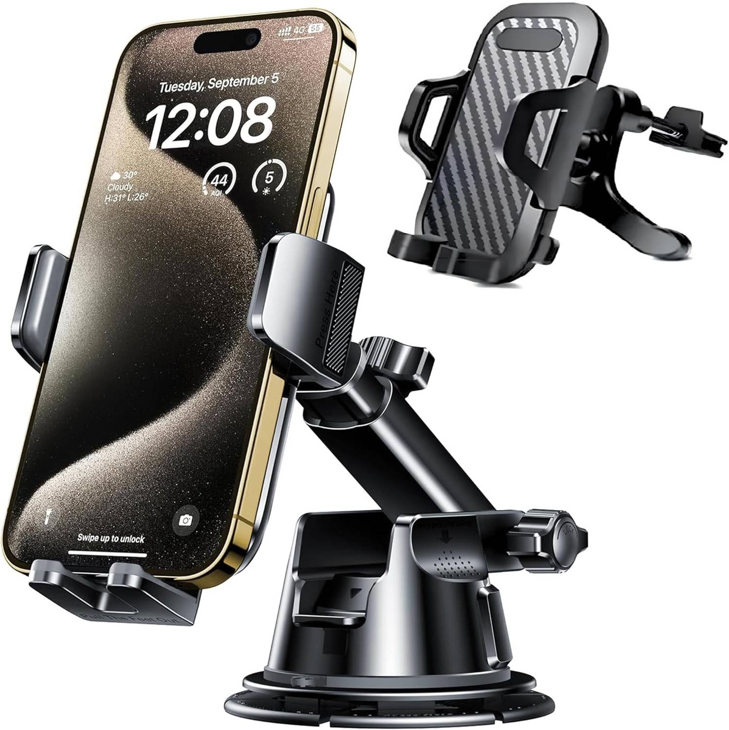 Clefairy Car Mobile Holder for Dashboard, Windshield, Clip
