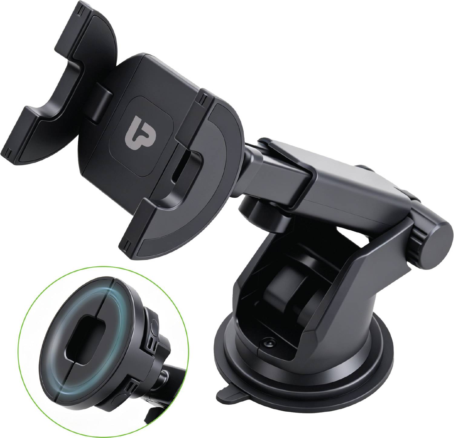 Ultraprolink Car Mobile Holder for Windshield, Dashboard