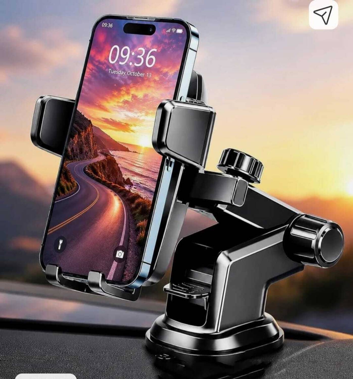 Omenterprises Car Mobile Holder for Dashboard, Windshield