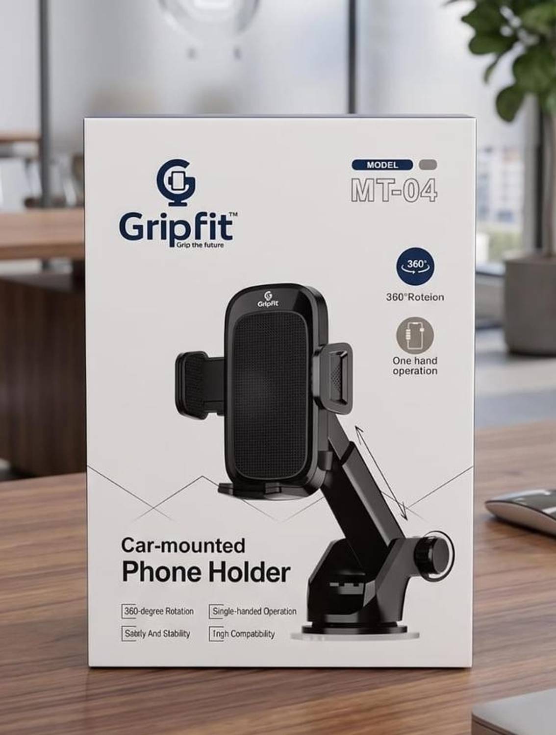 GripFit Car Mobile Holder for Dashboard