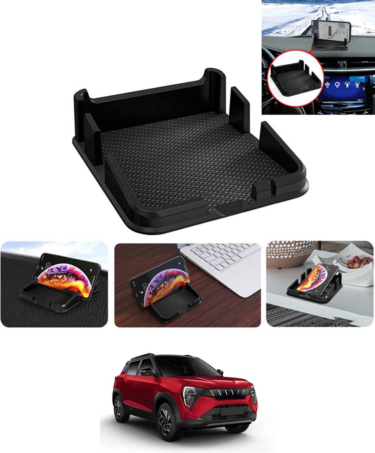 KD ENTERPRISES Car Mobile Holder for Anti-slip