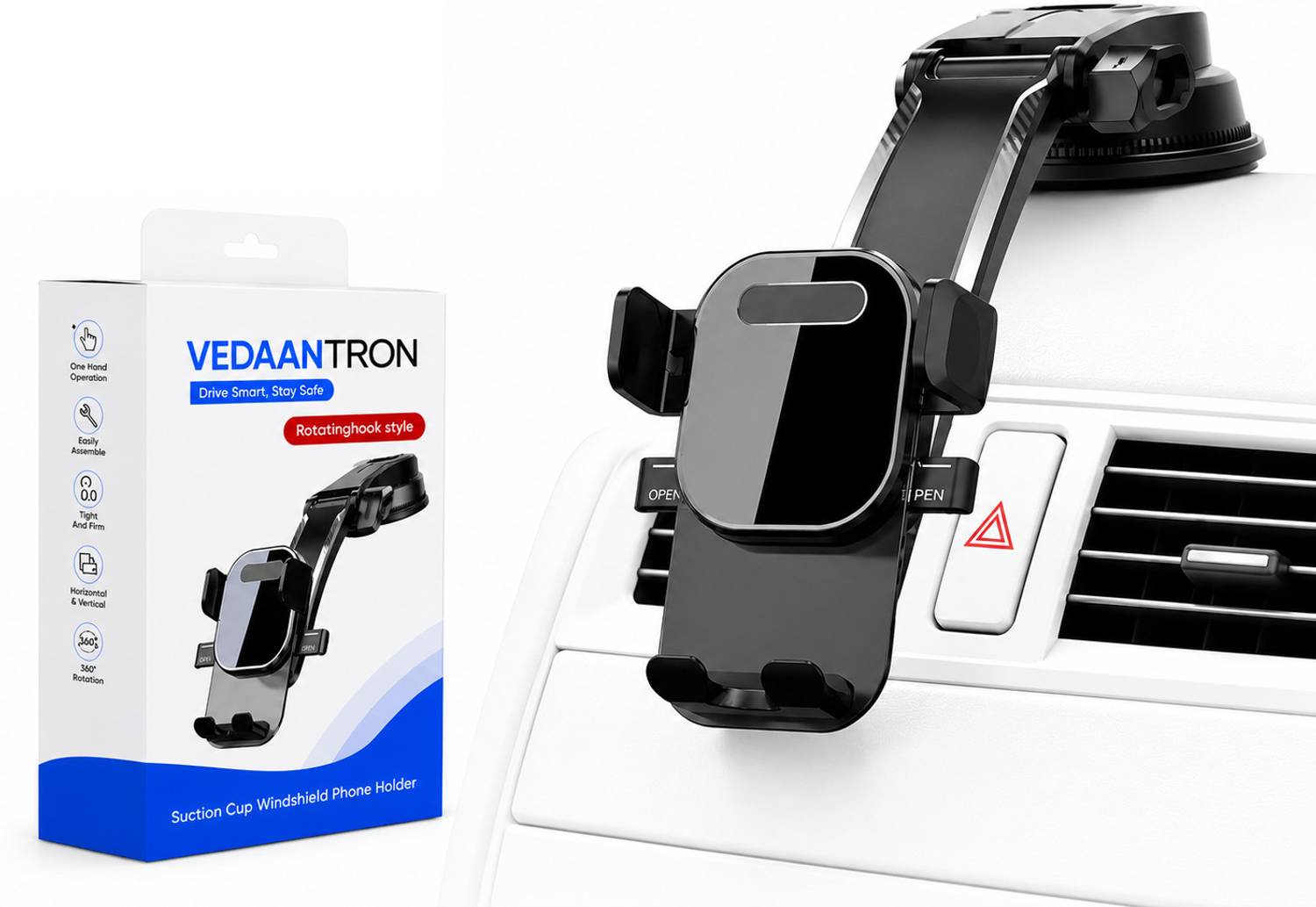 Vedaantron Car Mobile Holder for Dashboard