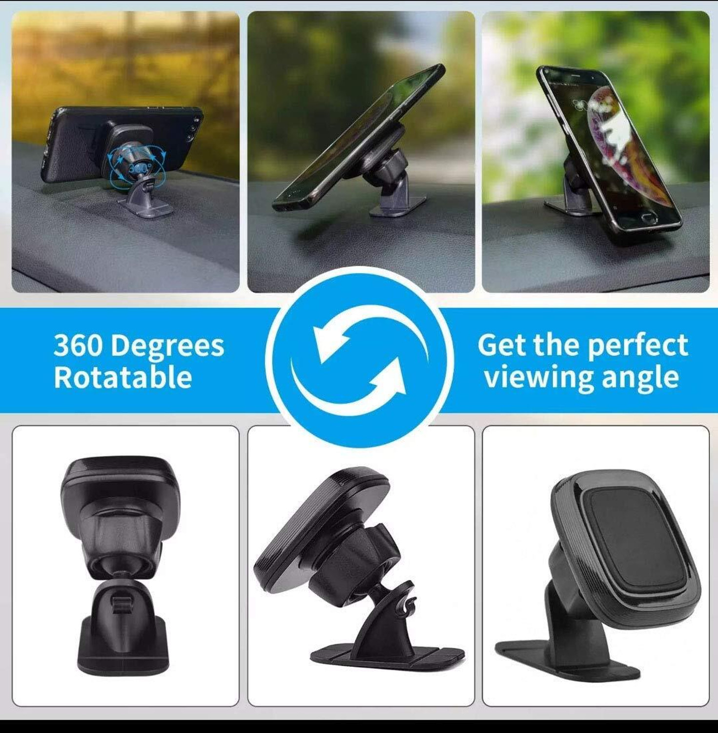 Image of Hold up Car Mobile Holder for Magnetic, Dashboard