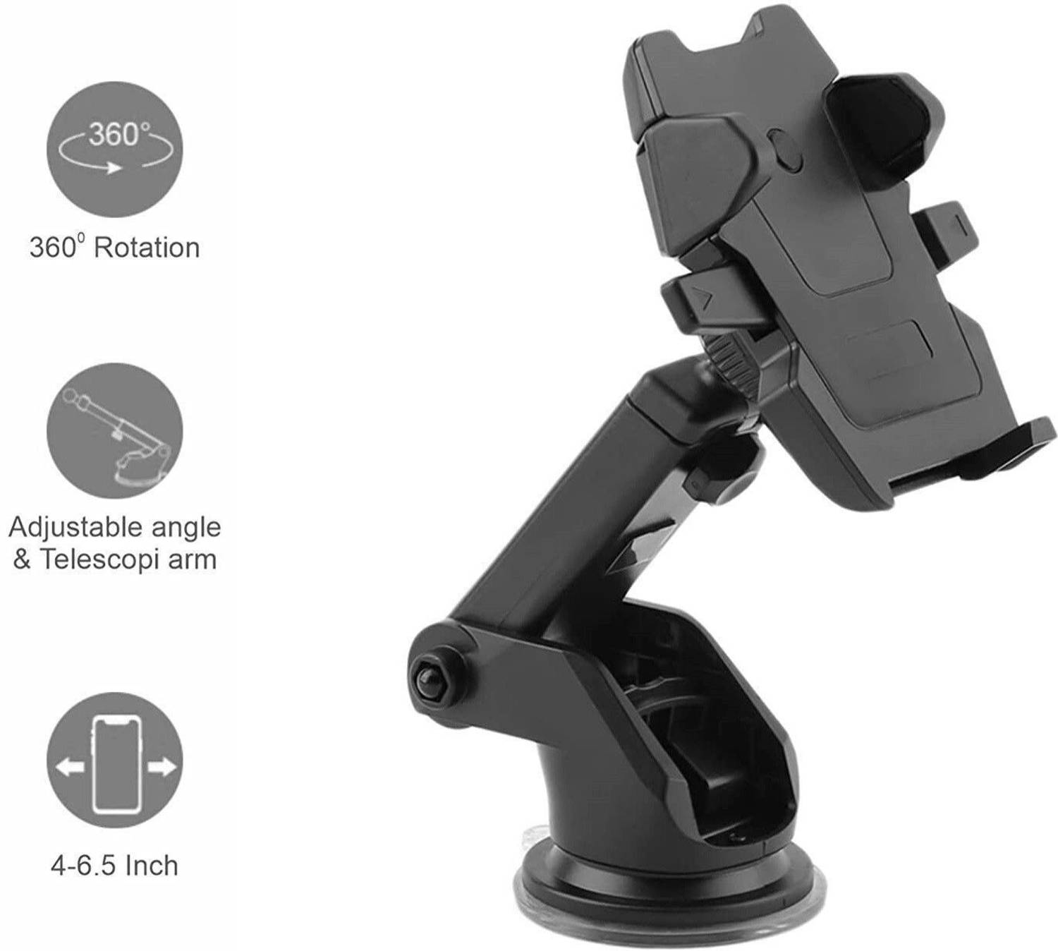 Neat Car Mobile Holder for Windshield, Clip