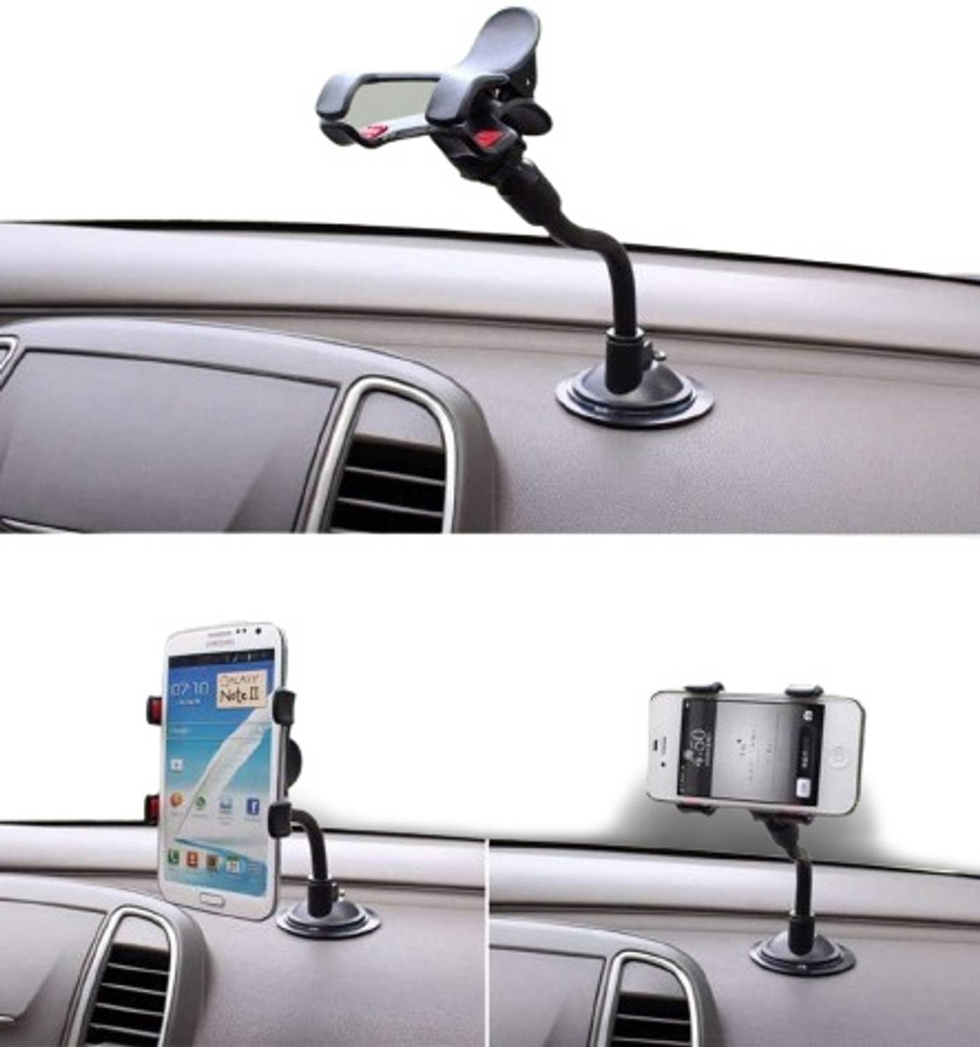 Trifles Car Mobile Holder for Windshield, AC Vent, Dashboard