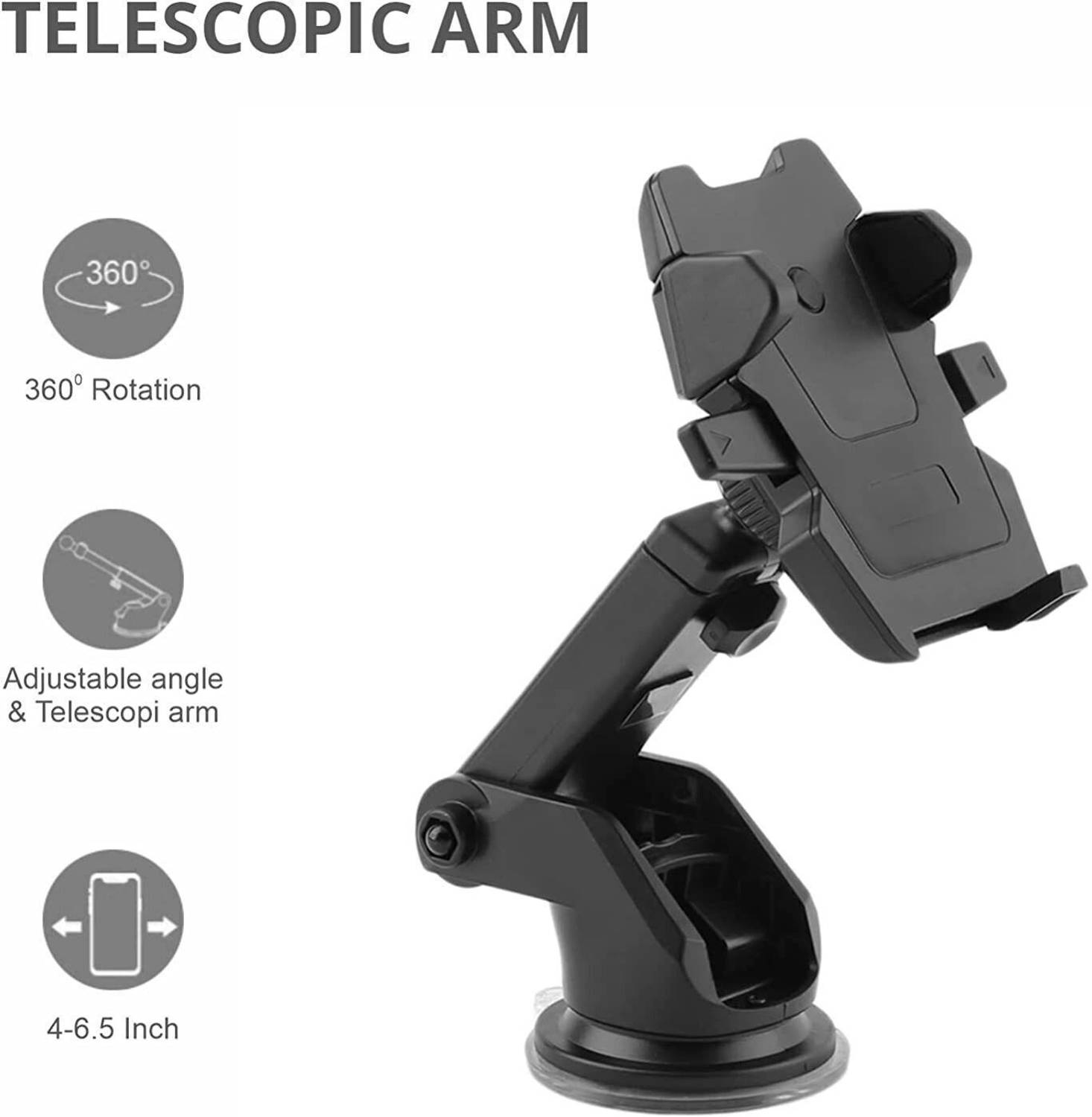 Neat Car Mobile Holder for Windshield, Clip
