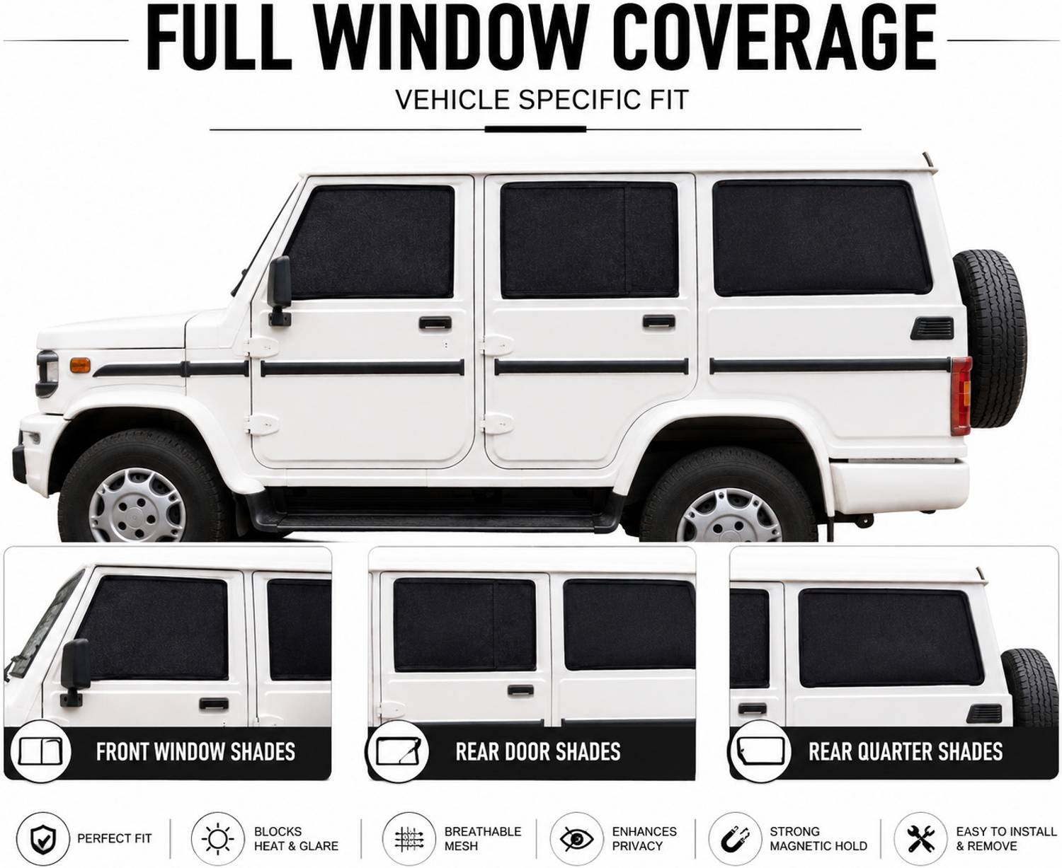 LS ENTERPRISES LSE-BCAMP-MG-6P Car Curtain - Image 2