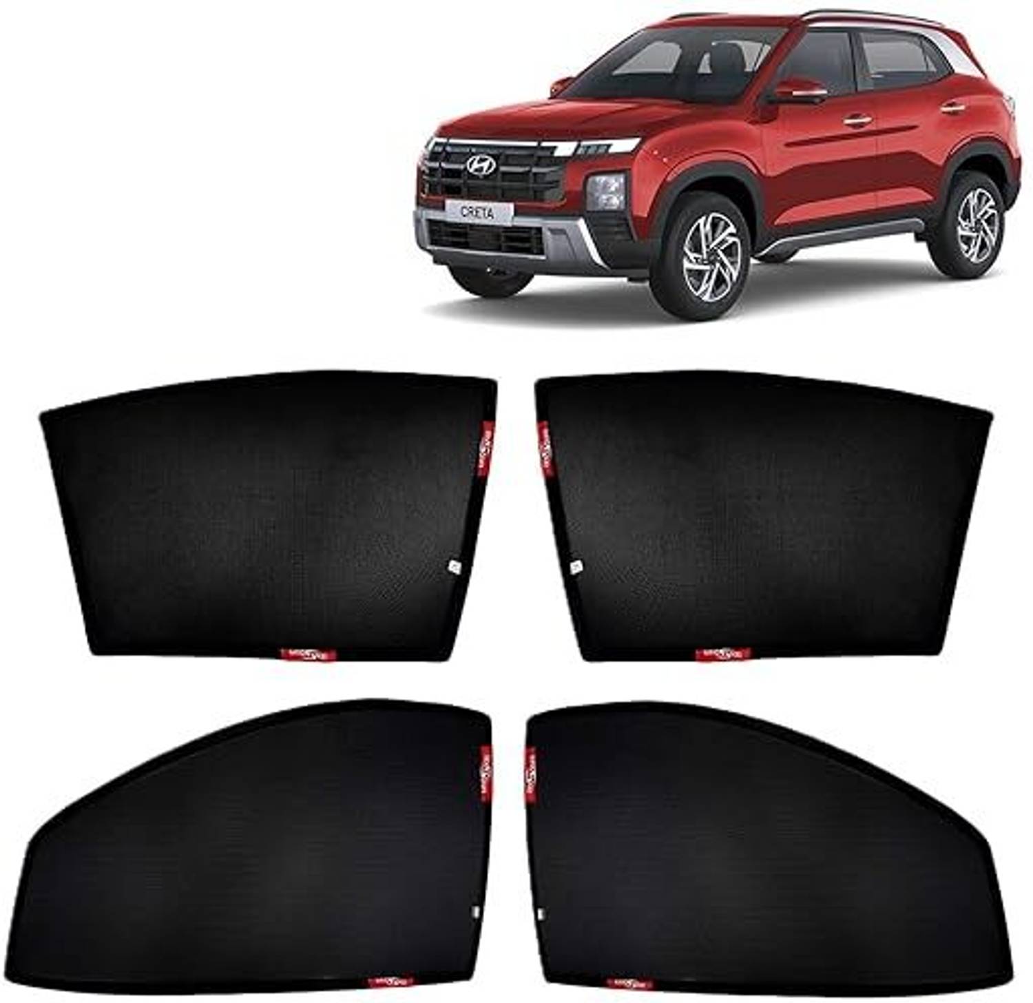 Alex traders creta 2024 fix sun shade Car Curtain