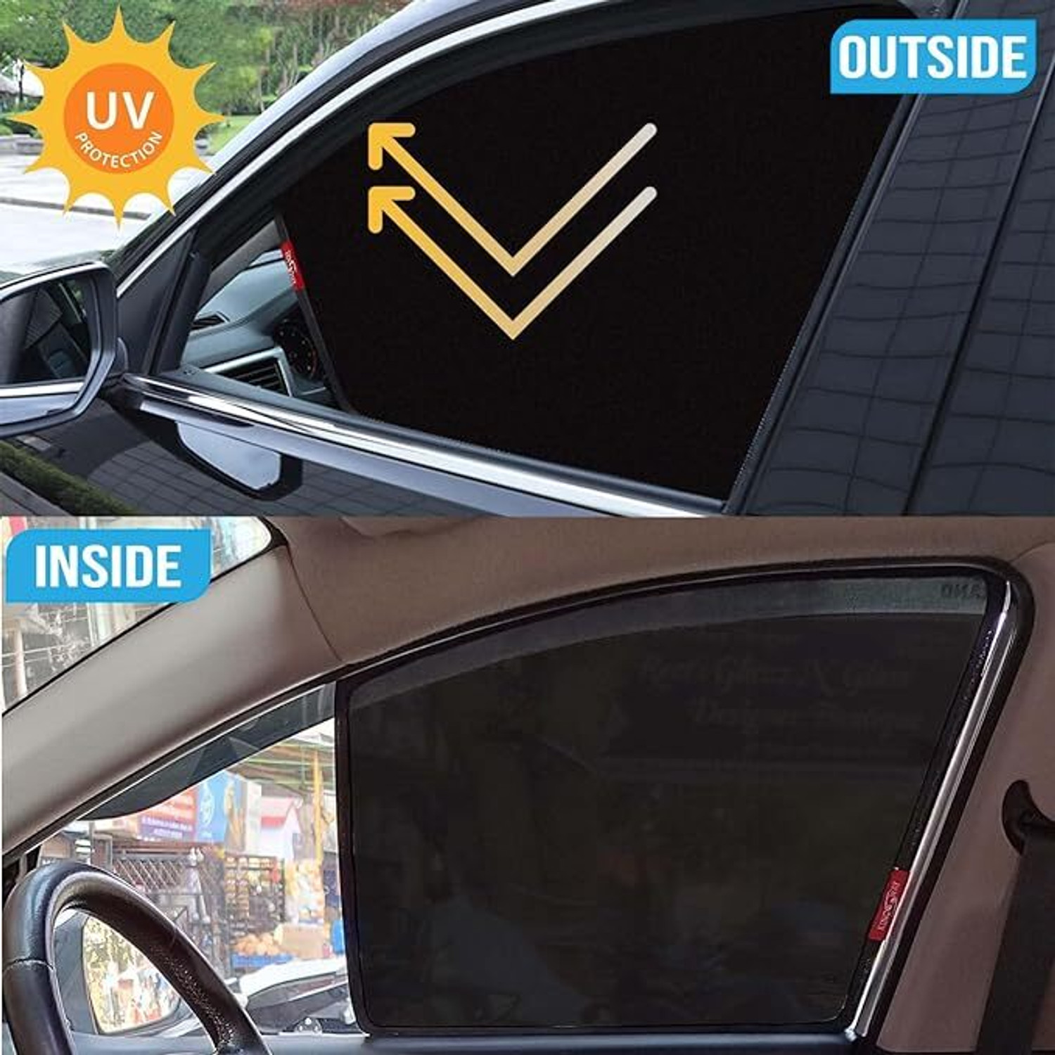 Image of Alex traders maruti fronx 2023 sun shade Car Curtain