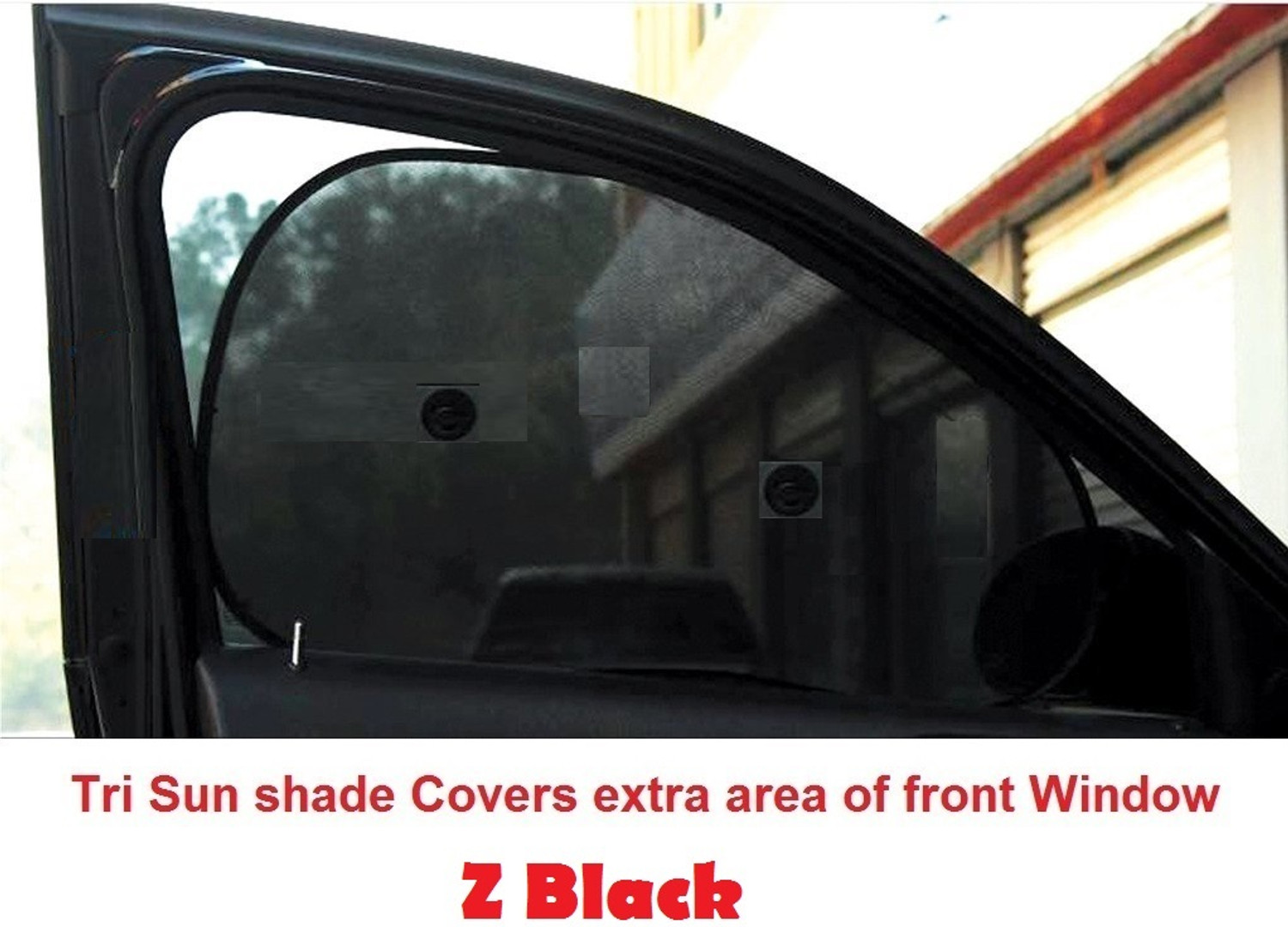 Image of SGL TRI design car curtains, Universal,(Extra coverage and extra suction power) Car Curtain