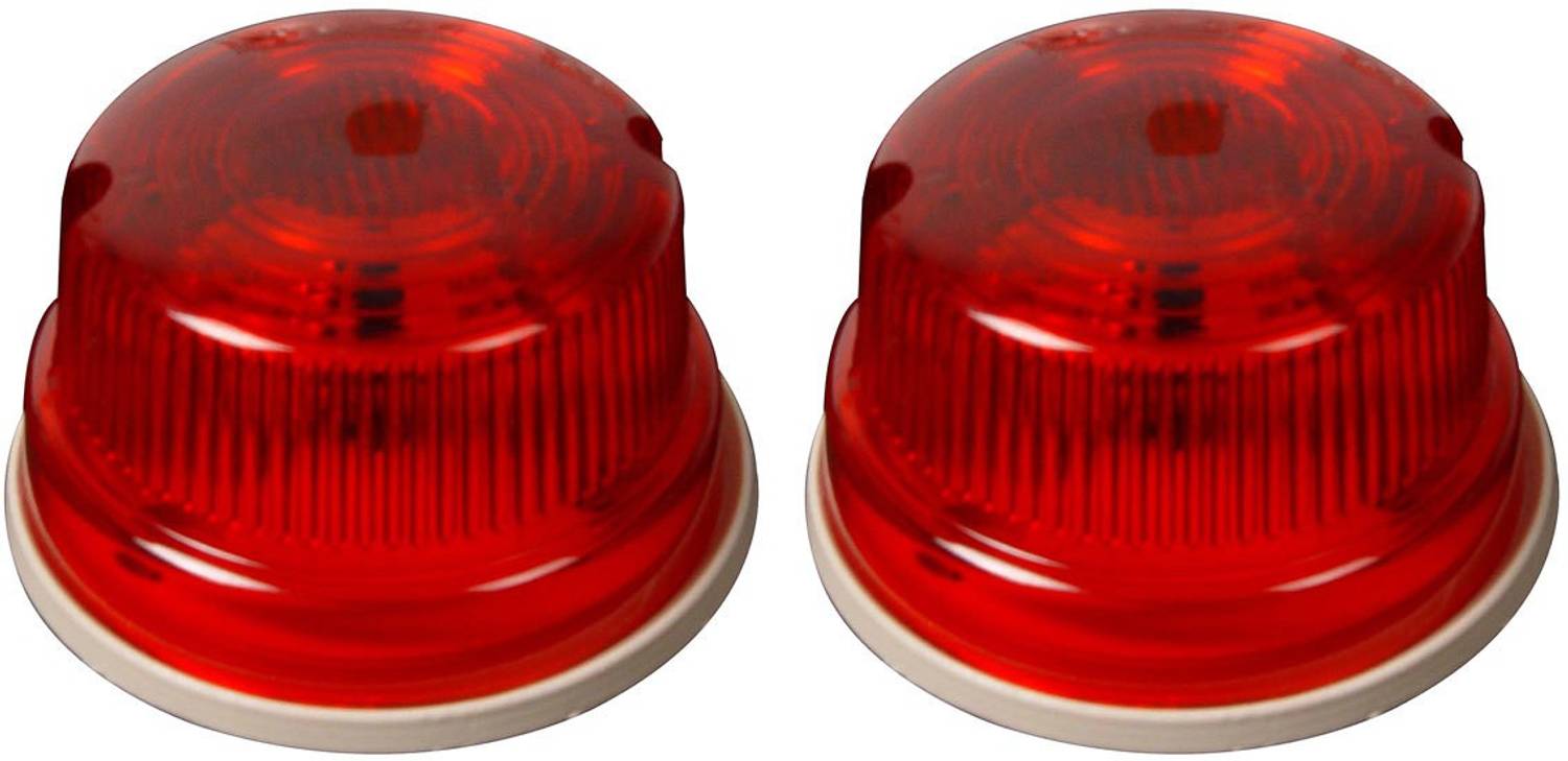 Apsmotiv RED Auxiliary Lamp Set Suitable for Universal Tractors Trucks Applications Car Dash Indicator Lamp