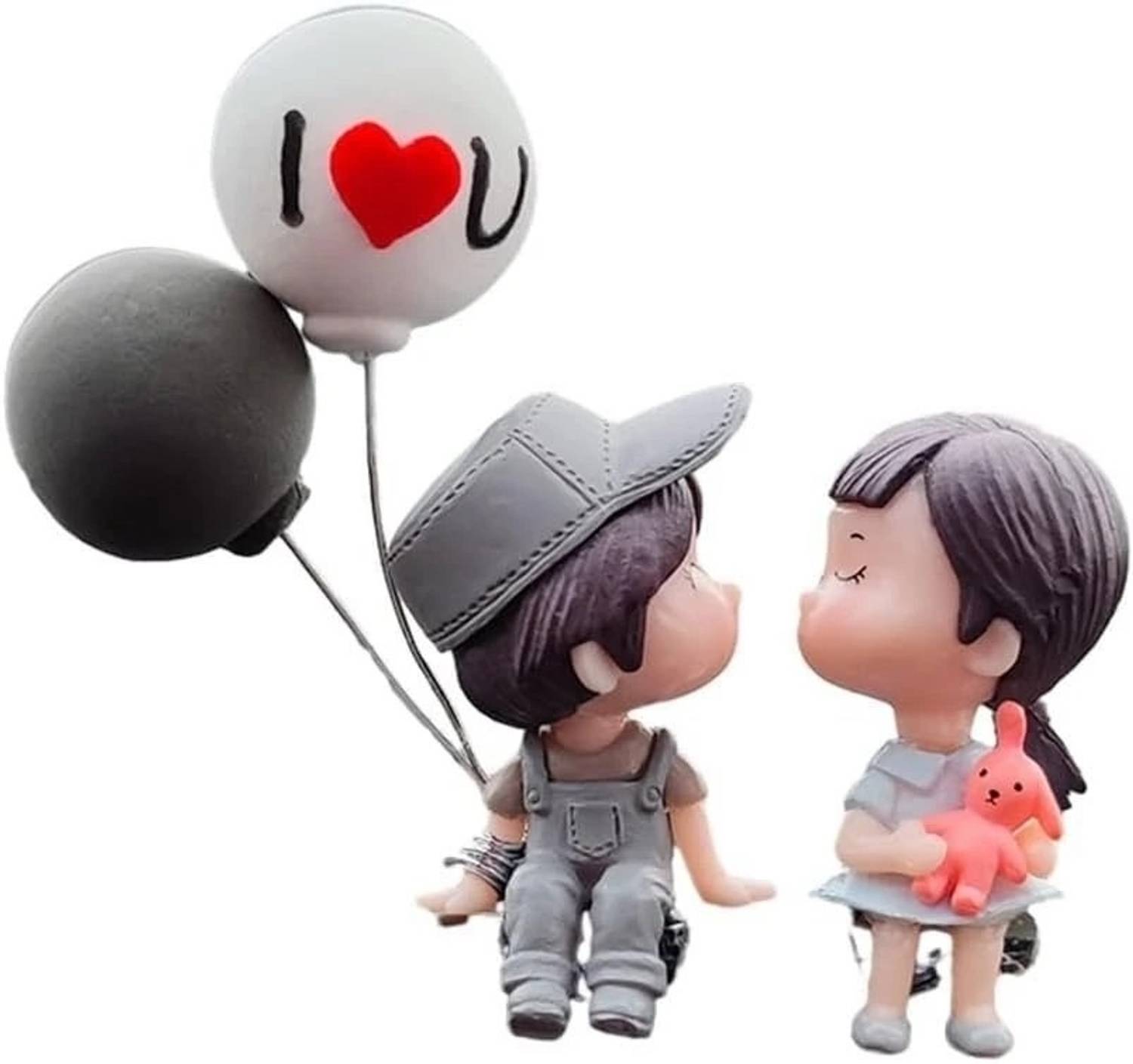 Aezara Love couple Love cupale Car Dashboard Cover