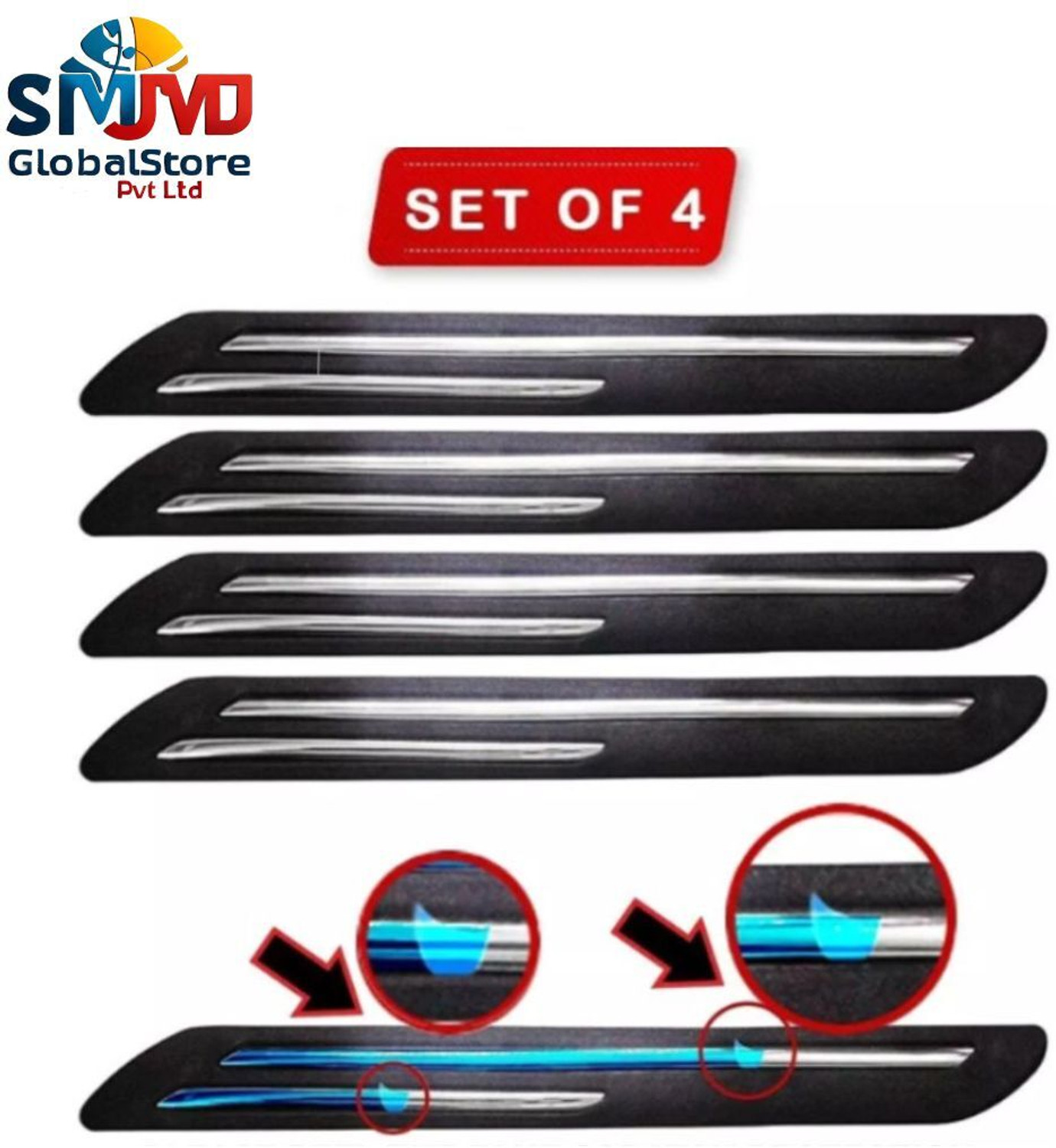 Image of Smjmd Global Rubber Car Bumper Guard