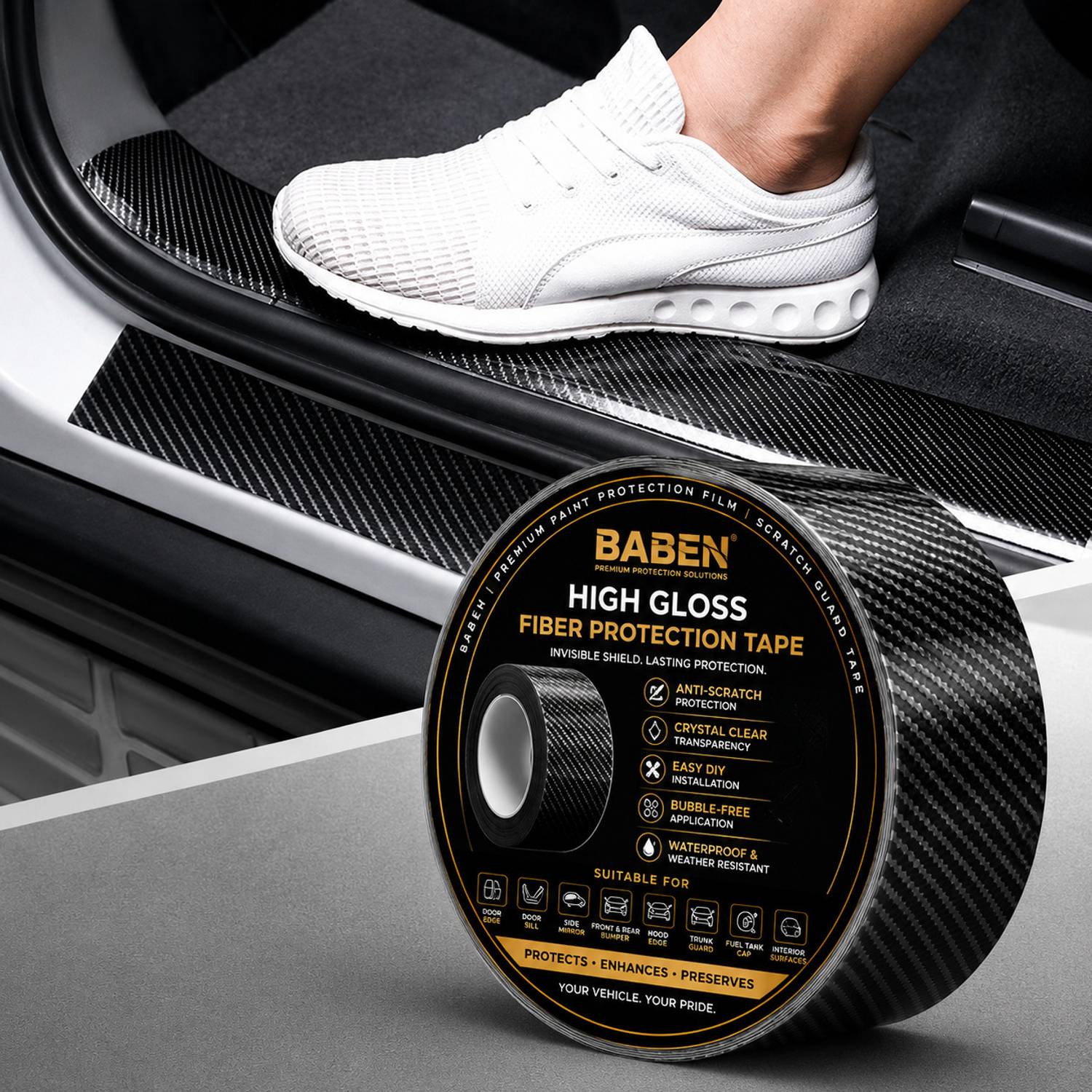 Baben Plastic Car Door Guard
