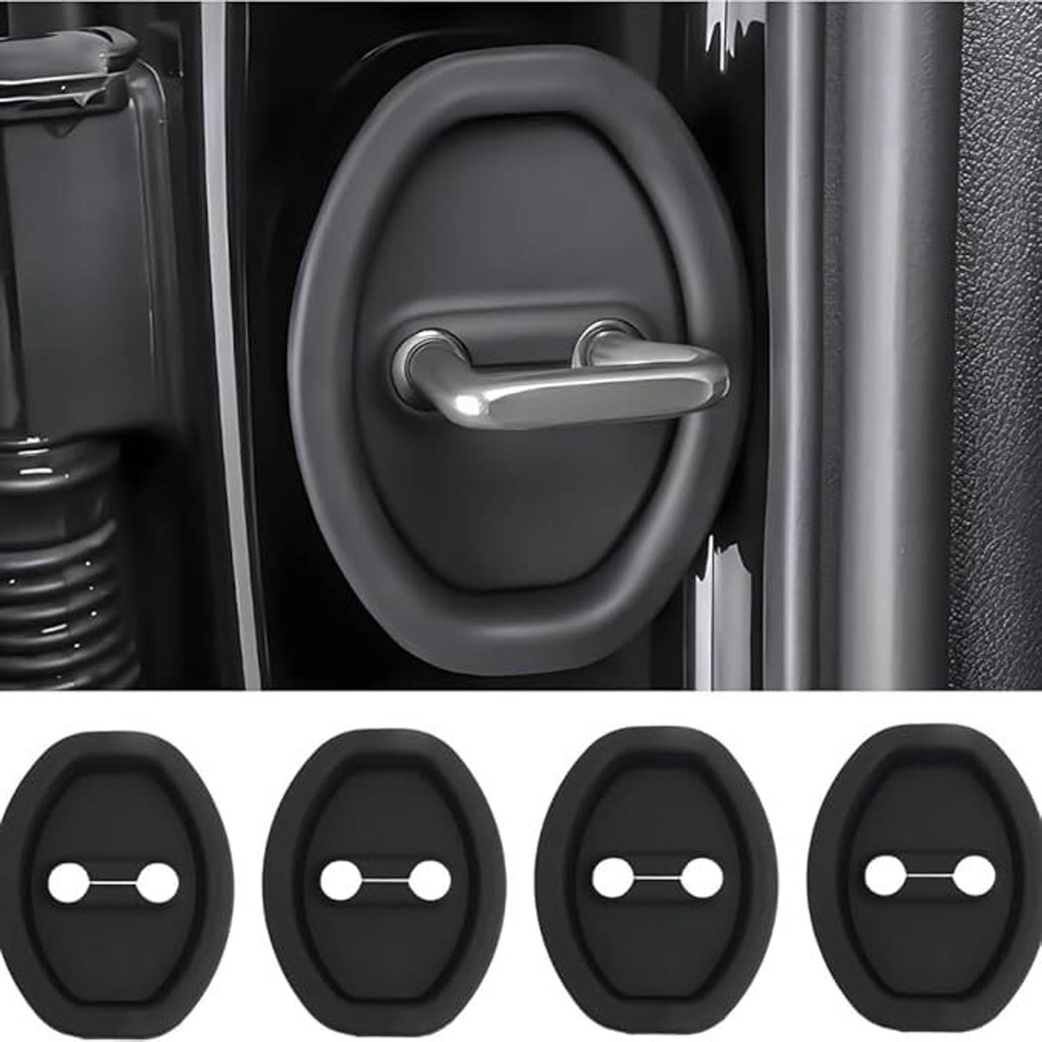 GEETA SEVEN SCLC-4-BLK Car Door Pull Strap