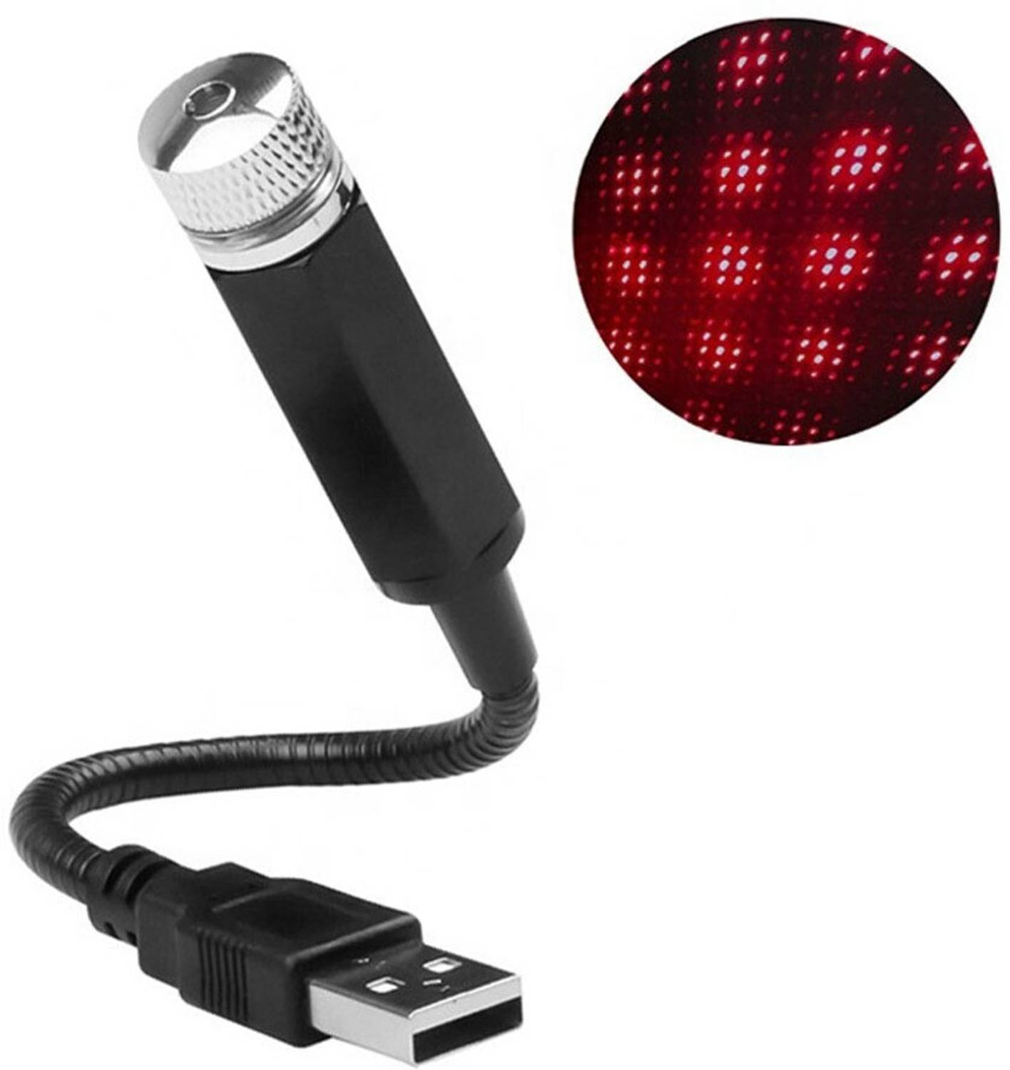 CHG Car Ceiling Star Light Projector-Remote Auto Atmosphere Interior Starlight Headl Car Fancy Lights