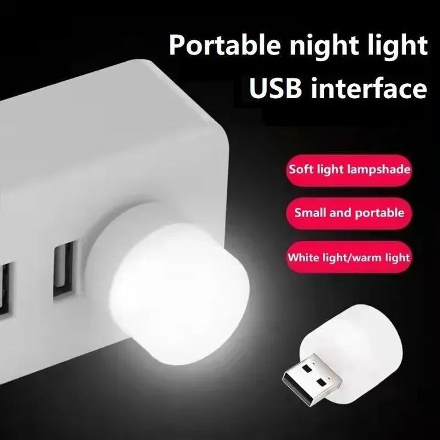 Image of DEGNO 1 W Basic Round Plug & Play LED Bulb