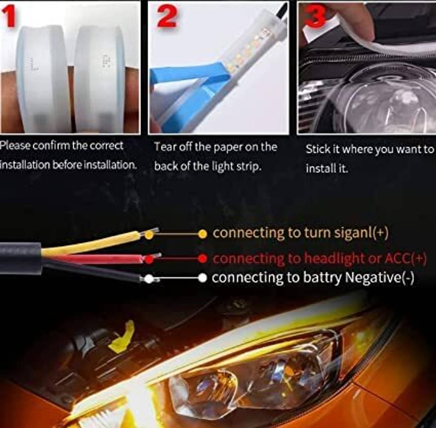 WROXTER Led Strip 60cm Sequential Flow - Image 4