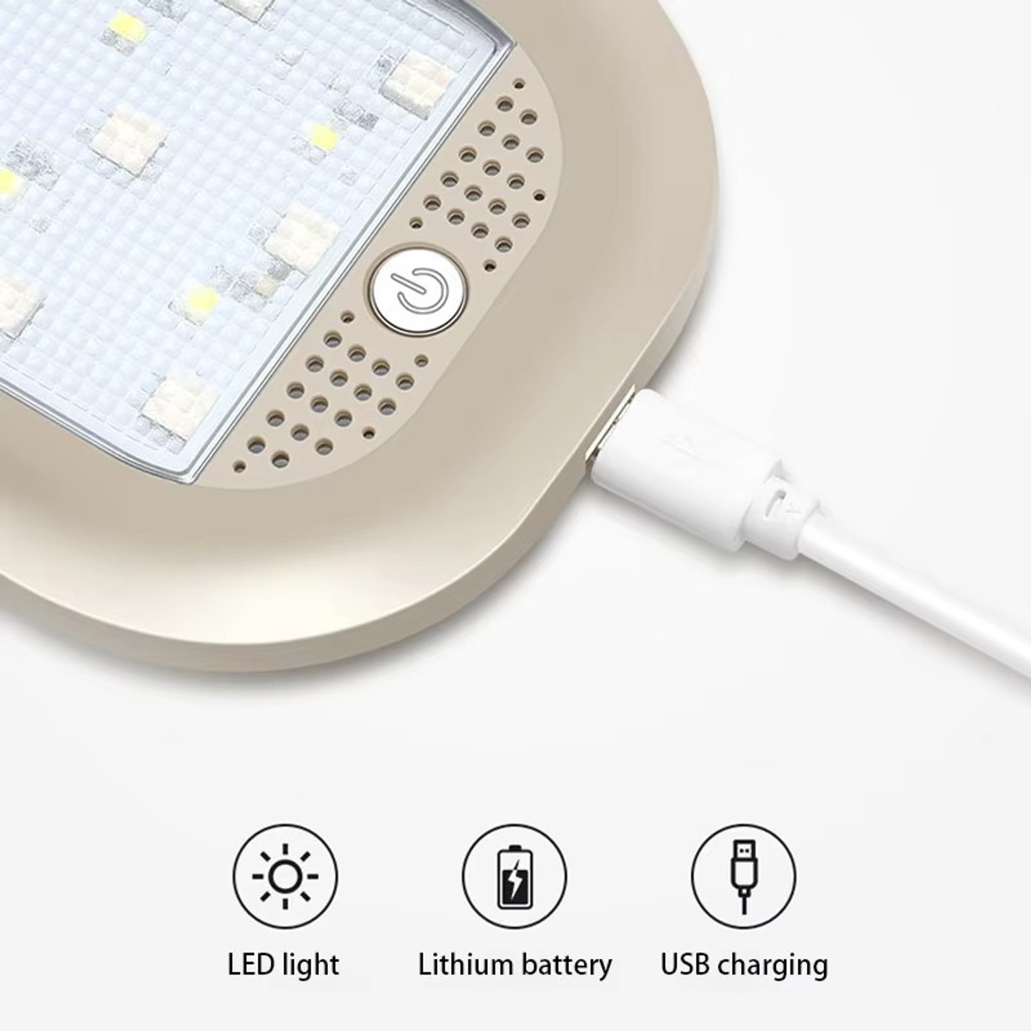 Image of QAWACHH Universal Lighting Magnetic Ceiling Dome Light for Car , flood light Car Fancy Lights