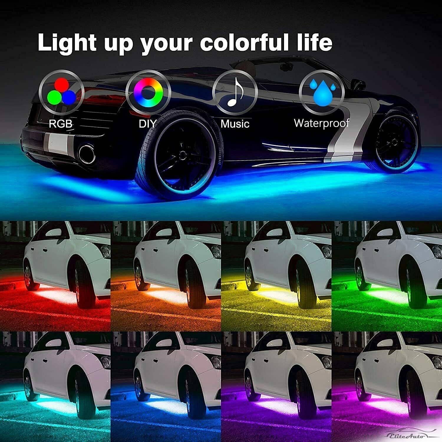 EliteAuto Waterproof Car Underbody Chassis Light 4 Pieces - Image 4