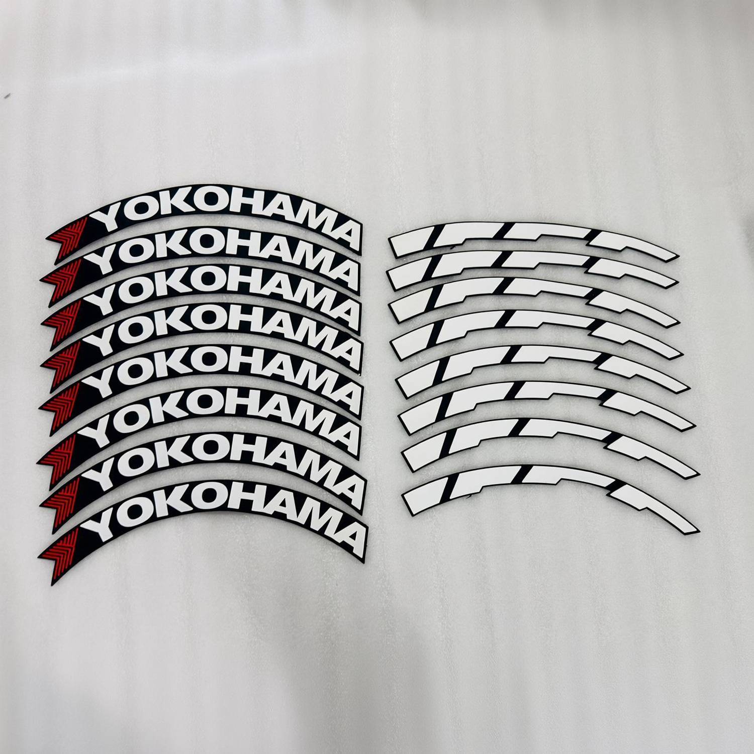 Auto MT Yoko-hama Car Tyre Stickers Permanent Rubber for 4 Tyre Universal Tire-Stickers Car Flywheel