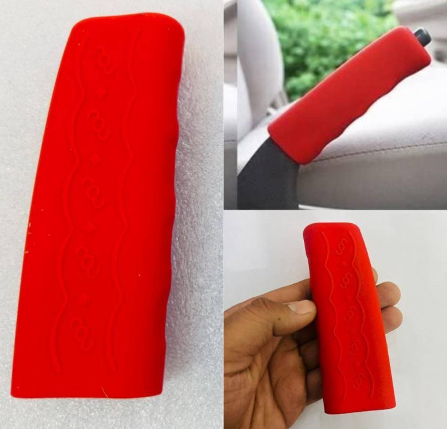 Auto MT RED Silicone Car Hand Brake Cover Anti-slip Hand Brake Lever Cover Universal. Turbo Charger