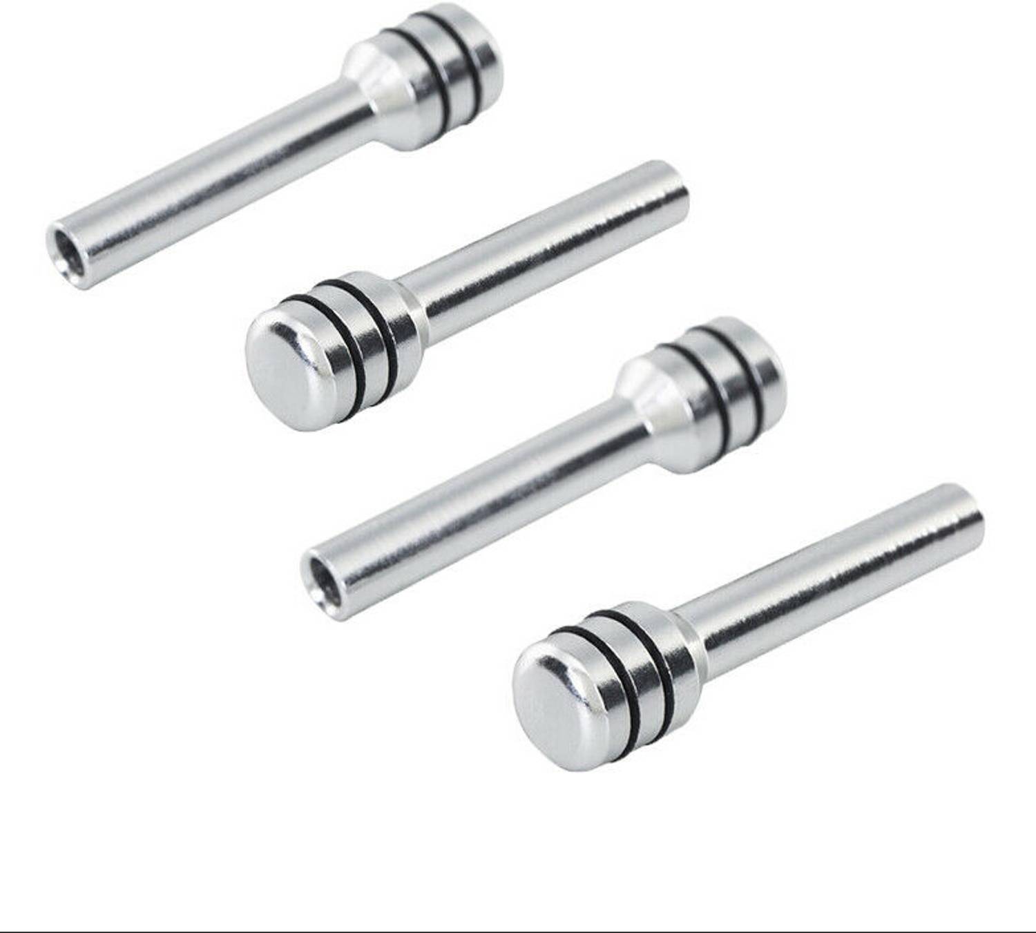Auto MT SILVER Metallic Car Door Lock Knobs Decoration Universal for All Cars 4PC Turbo Charger