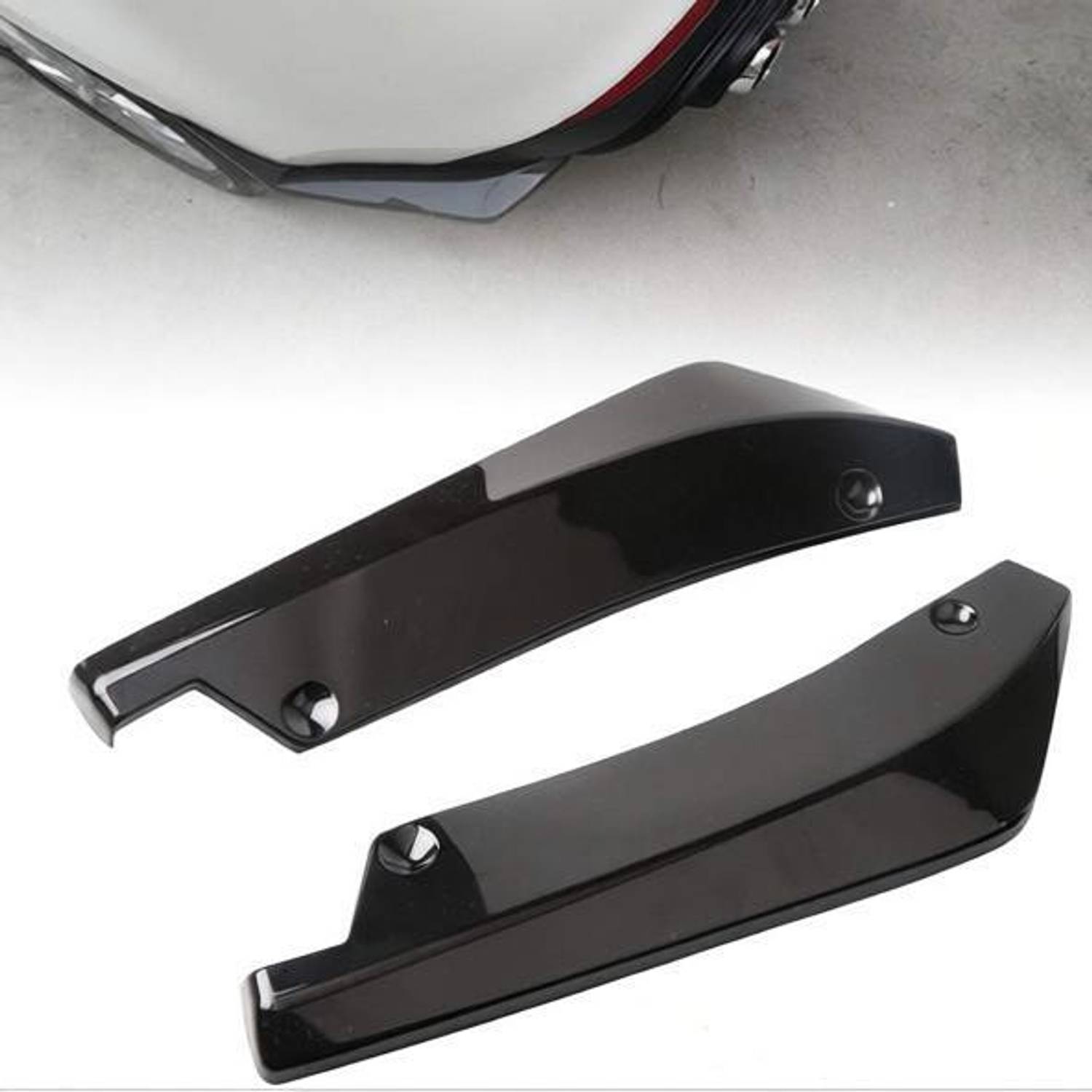 Auto MT 2PC Rear Canard Bumper Diffuser Car Side Fender Skirt Splitter Blade Shovel. Car Flywheel