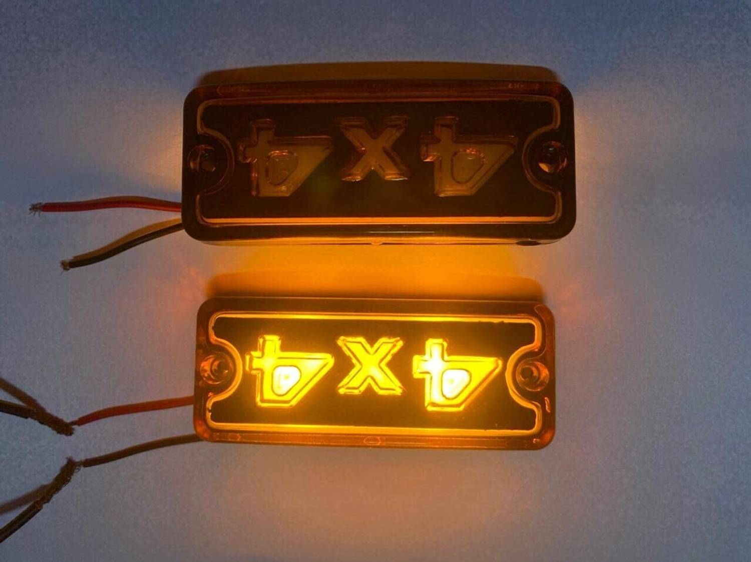Auto MT 2PC YELLOW 4x4 INDICATOR LED LIGHT SIDE PANEL MARUTI GYPSY KING Car Flywheel