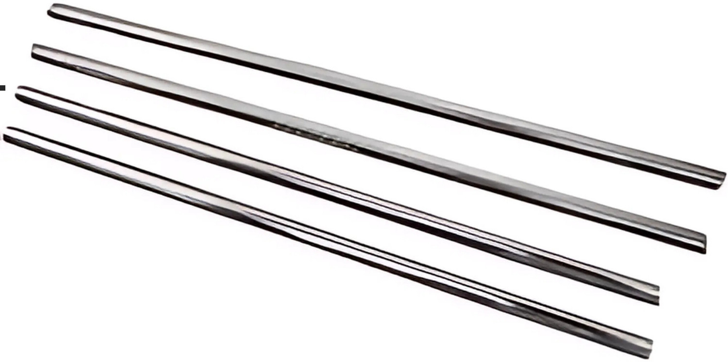 Image of Ad chrome ERTIGA 2018-25 Stainless Steel Protective Car Lower Window Garnish 4pcs /Set Glossy NA Ertiga Side Garnish