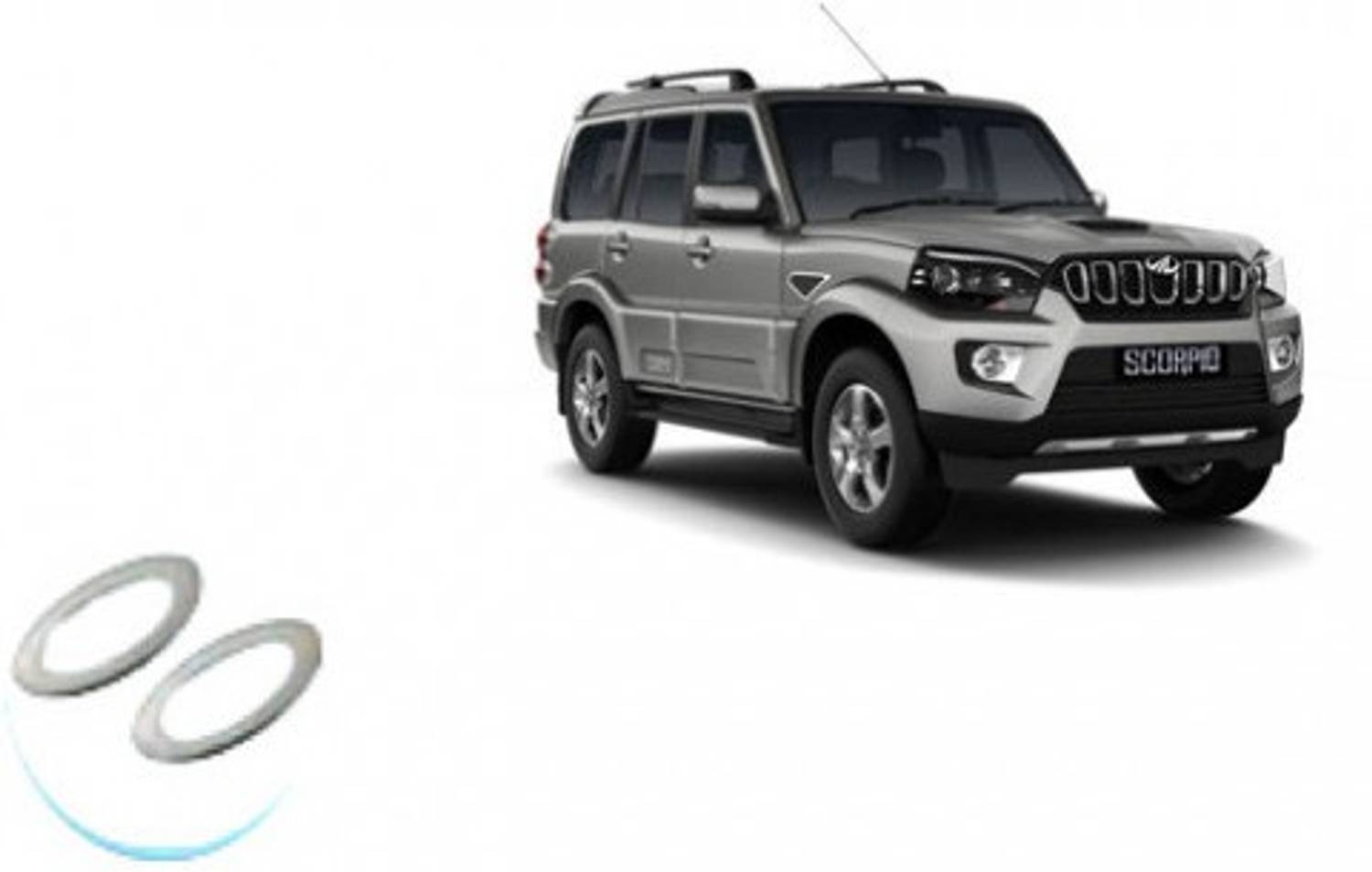 Amabu Car Side indicator chrome garnish cover for Scorpio 2017 Model Chrome MAHINDRA Scorpio Side Garnish