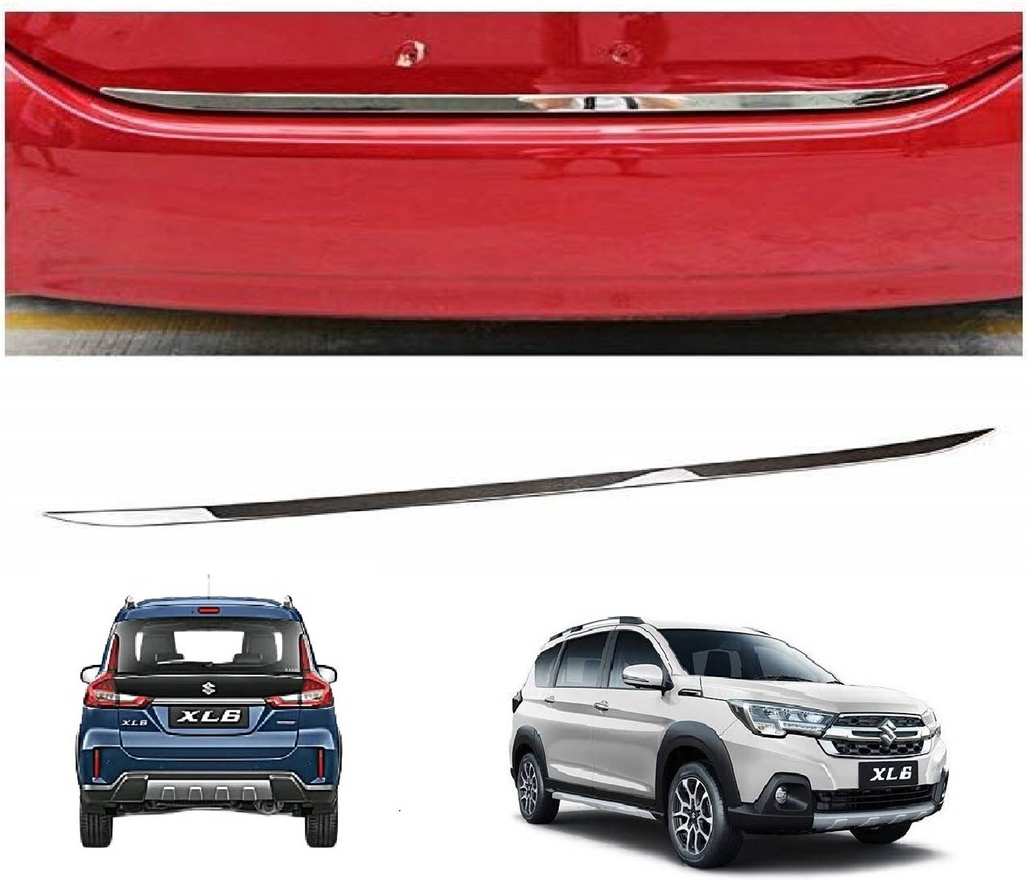 cululu ROSHNEER ENTERPRISES Car Rear Trunk/Boot Dicky Patti Chrome