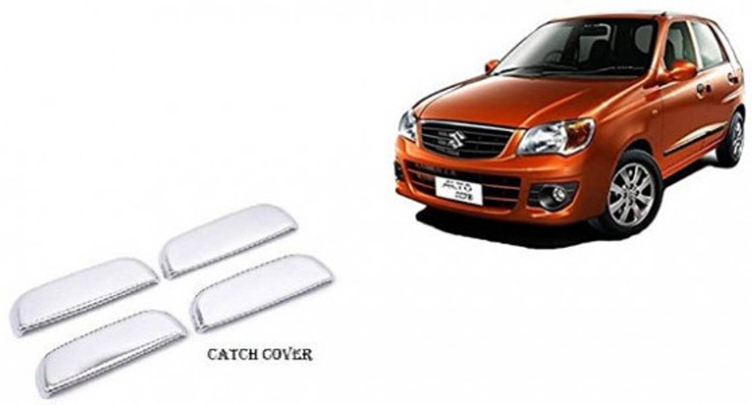 Autxin Exterior Handle Door Latch Chrome Cover Garnish For Alto / ALTO 800 /ALTO K10 Chrome Maruti Alto Side Garnish