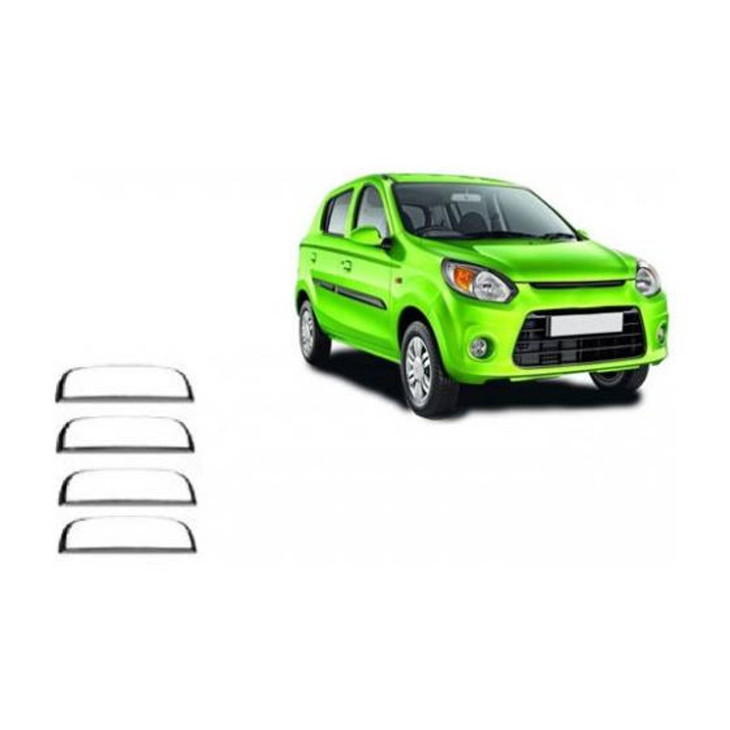 Autxin Exterior Handle Door Latch Chrome Cover Garnish For Alto 800 Chrome Maruti Alto 800 Side Garnish