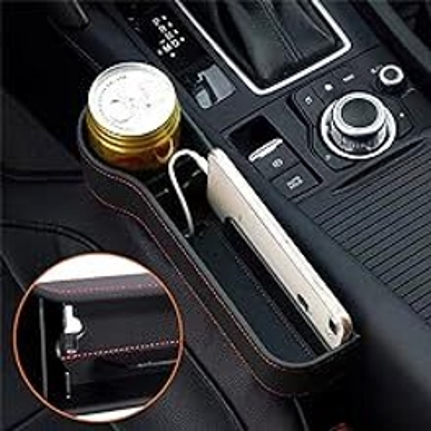 Image of Nappwe Ultimate Car Seat Organizer: Maximize Storage, Minimize Clutter Front Seat Car Side Seat Catcher